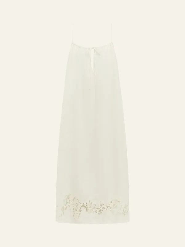 Embroidered Midi Dress sold by Peony