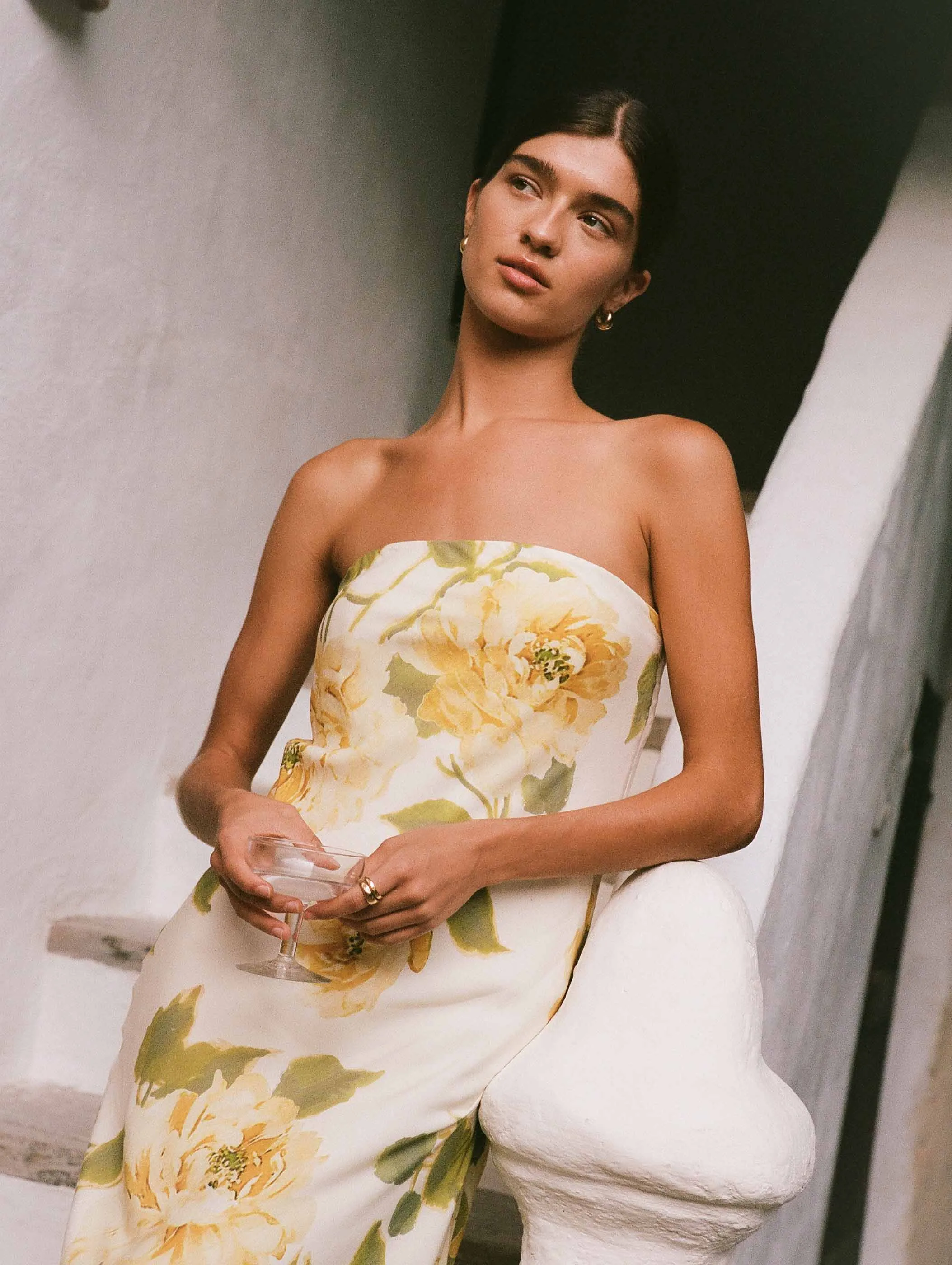 Draped Maxi Dress sold by Peony product image thumbnail 2