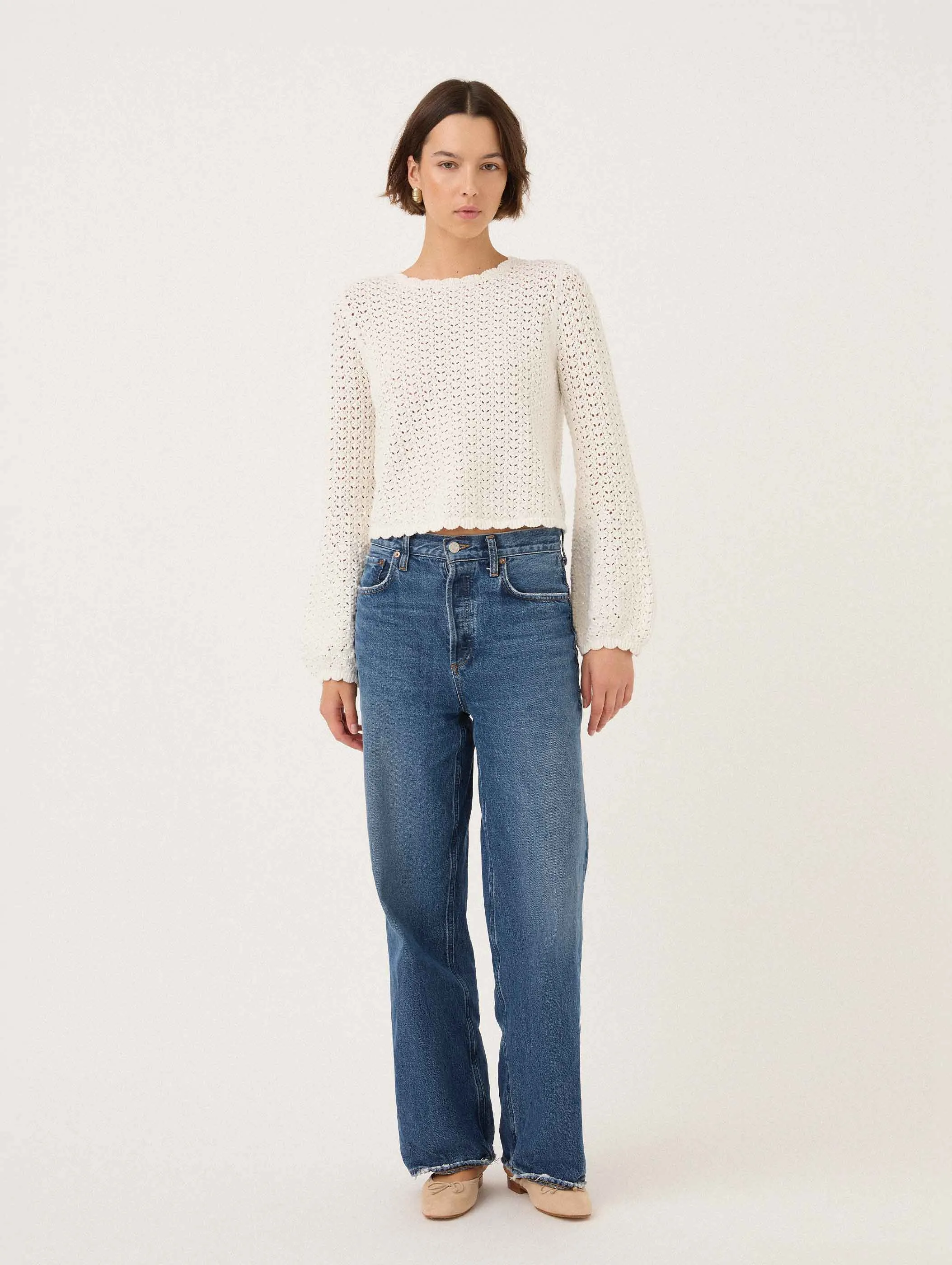 Pointelle Pullover sold by Peony product image thumbnail 3