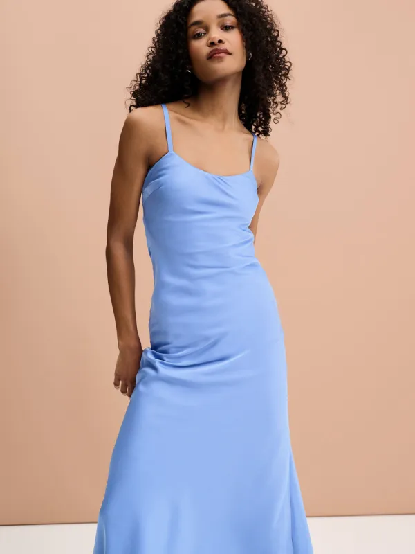 Libra Maxi Dress in Blue sold by Omnes