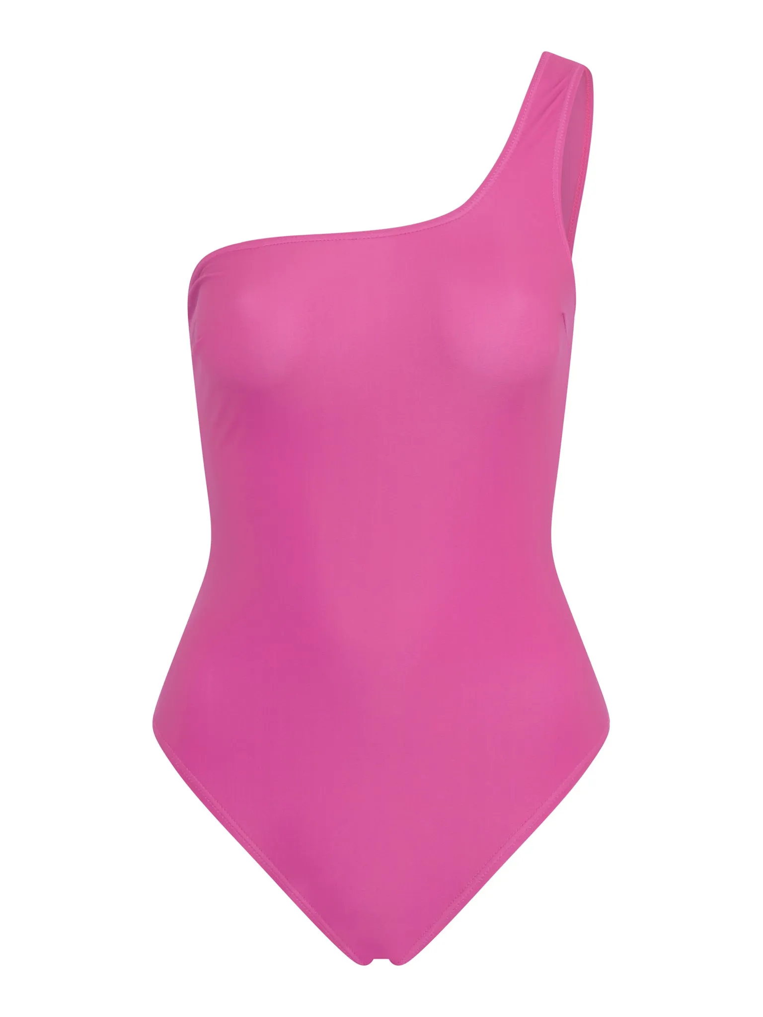 Zadie Hot Pink One Shoulder Swimsuit sold by Omnes product image thumbnail 5