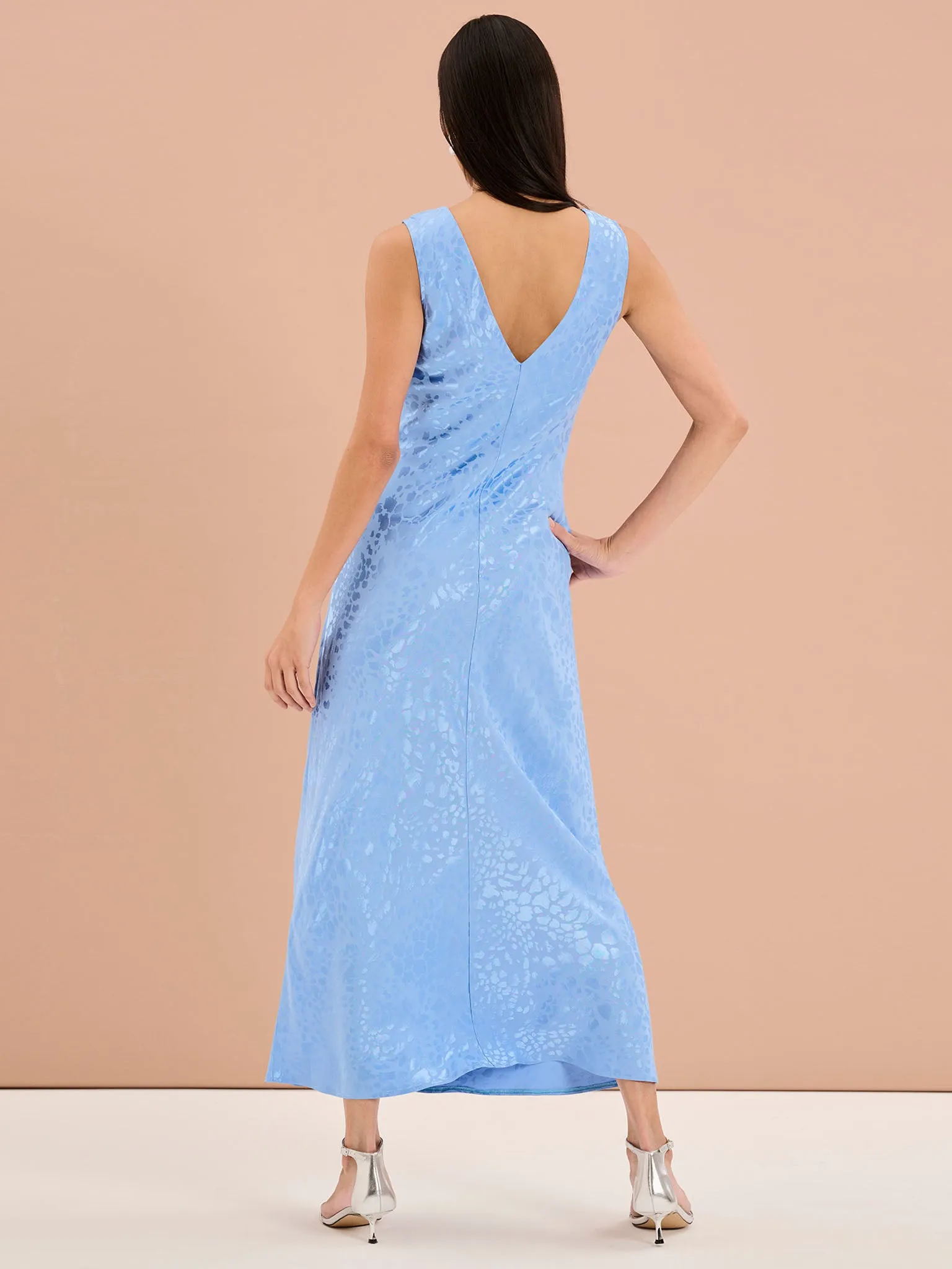 Iris Maxi Dress in Light Blue sold by Omnes product image thumbnail 3