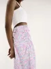 Madelyn Midi Skirt in Sketch Floral Print sold by Omnes
