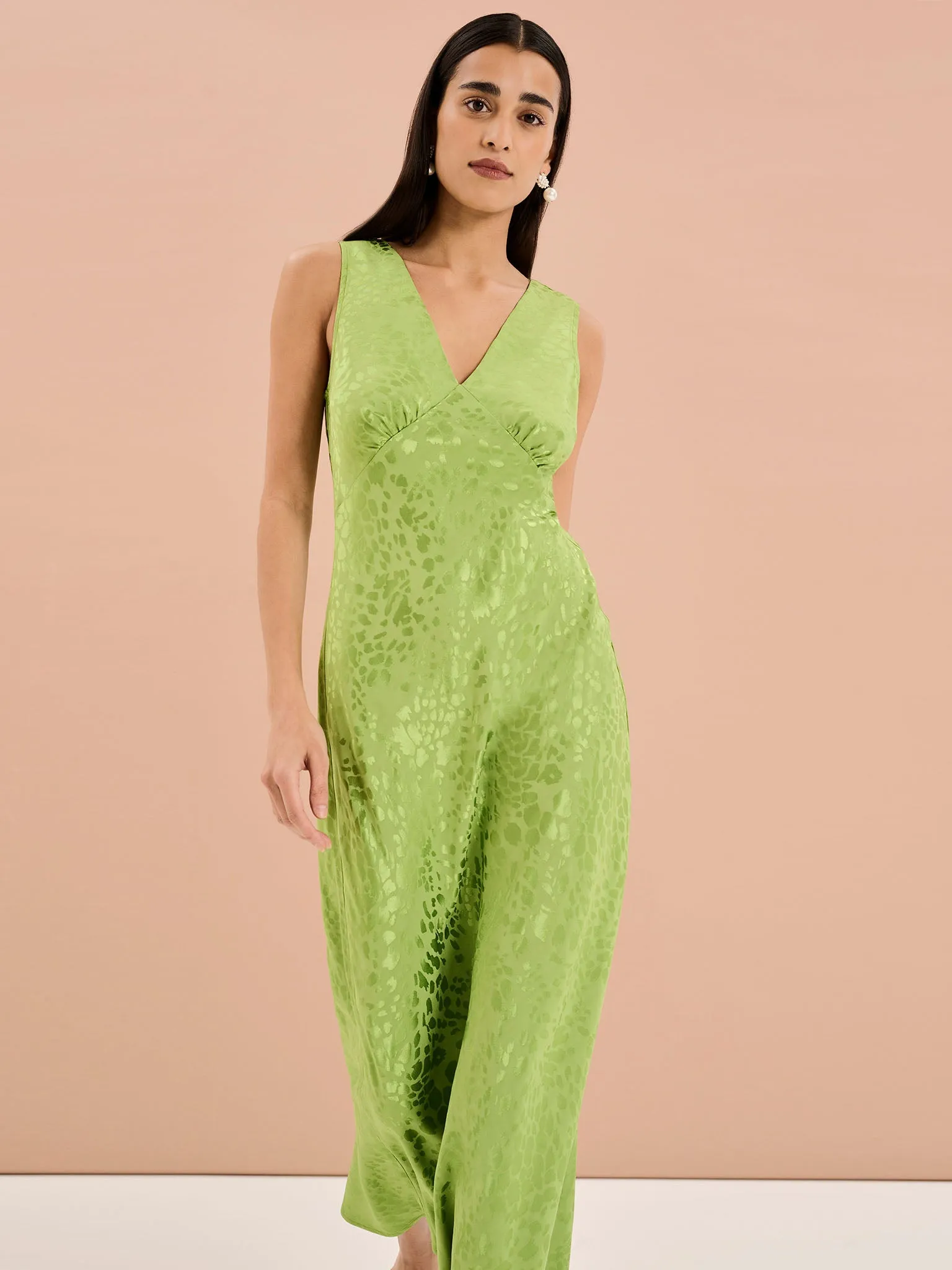 Iris Maxi Dress in Sage sold by Omnes product image thumbnail 2