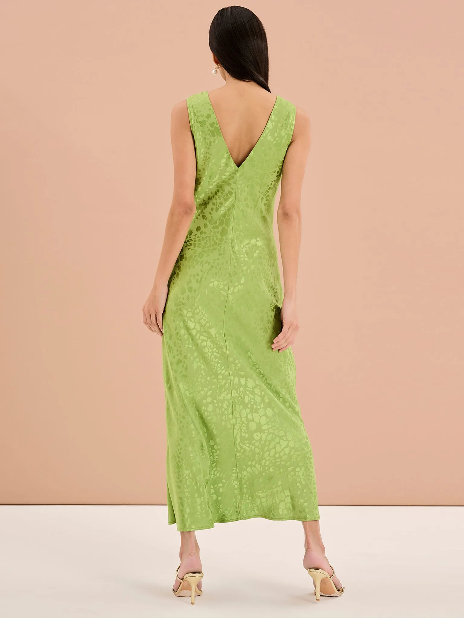 Iris Maxi Dress in Sage sold by Omnes product image thumbnail 4