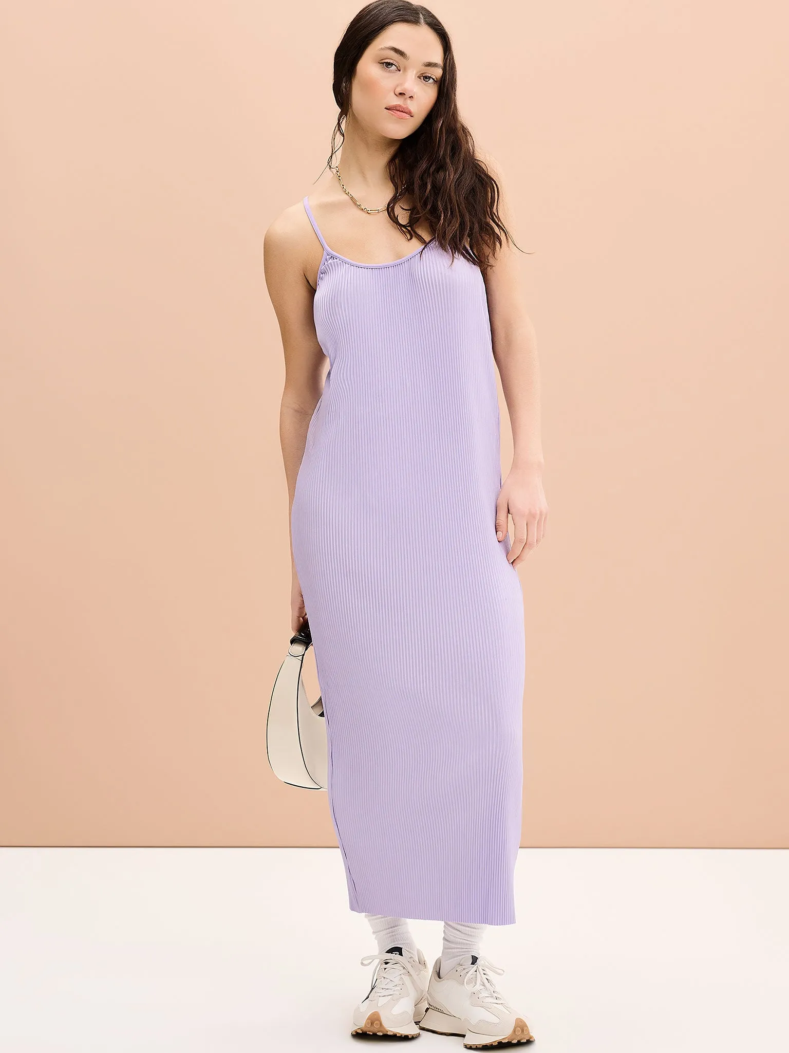 Izzy Slip Dress in Lilac sold by Omnes product image thumbnail 4