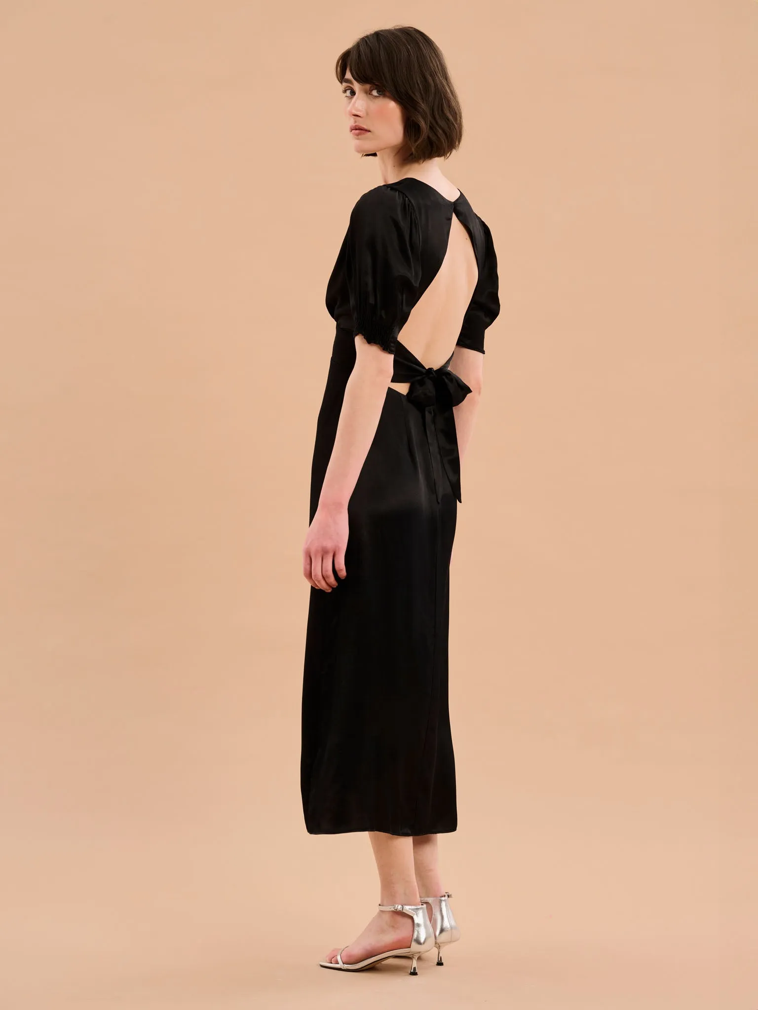 Odette Dress in Black sold by Omnes product image thumbnail 2