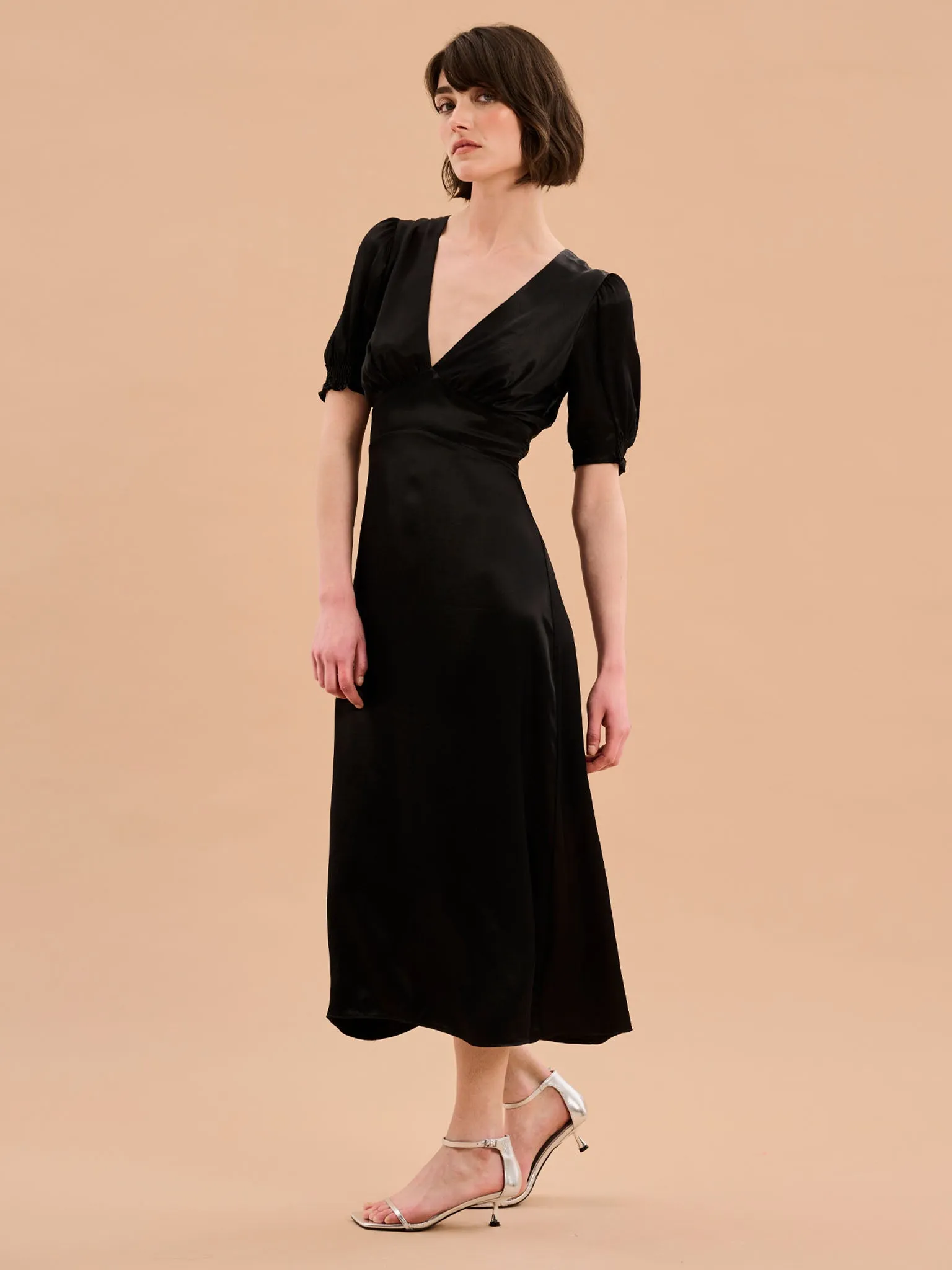 Odette Dress in Black sold by Omnes product image thumbnail 4
