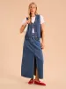 Olive Denim Skirt sold by Omnes