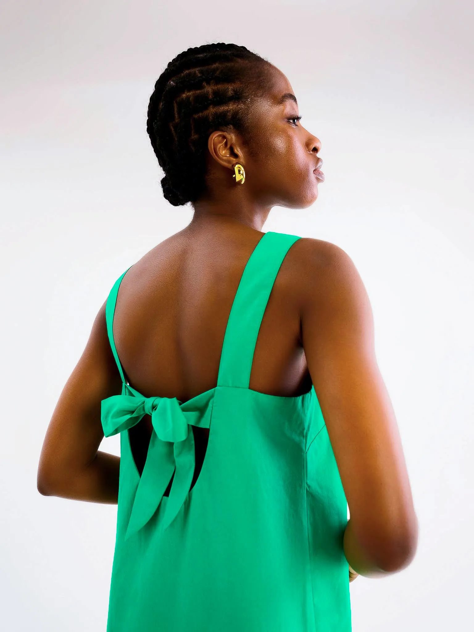 Annabella Dress in Green sold by Omnes product image thumbnail 5