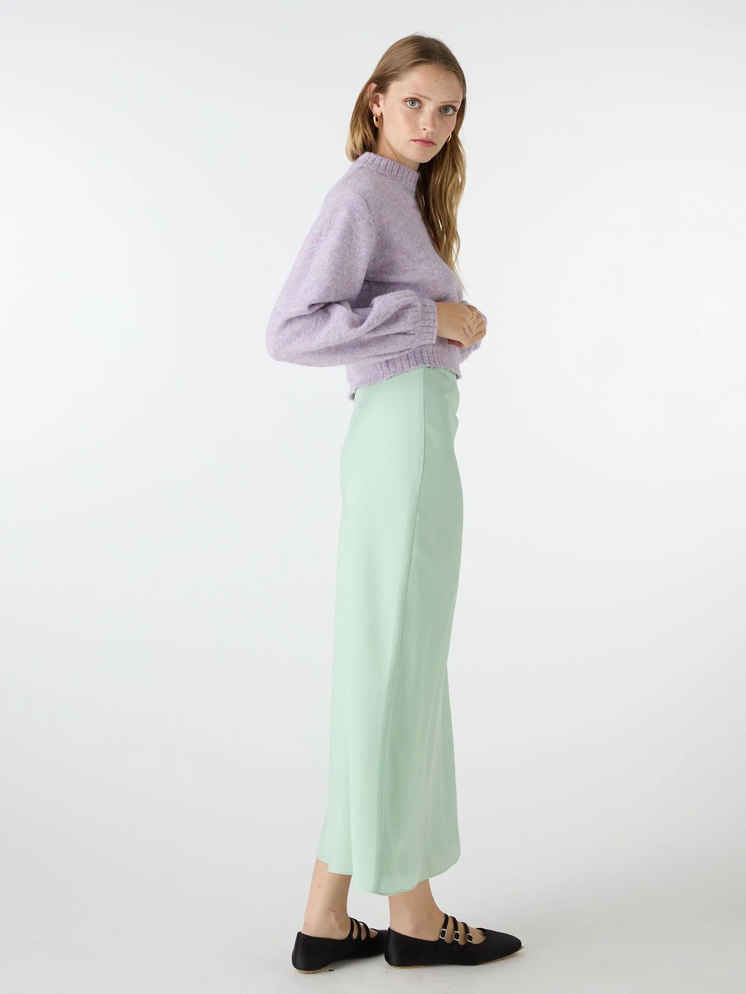 Stella Skirt in Mint Green sold by Omnes product image thumbnail 2
