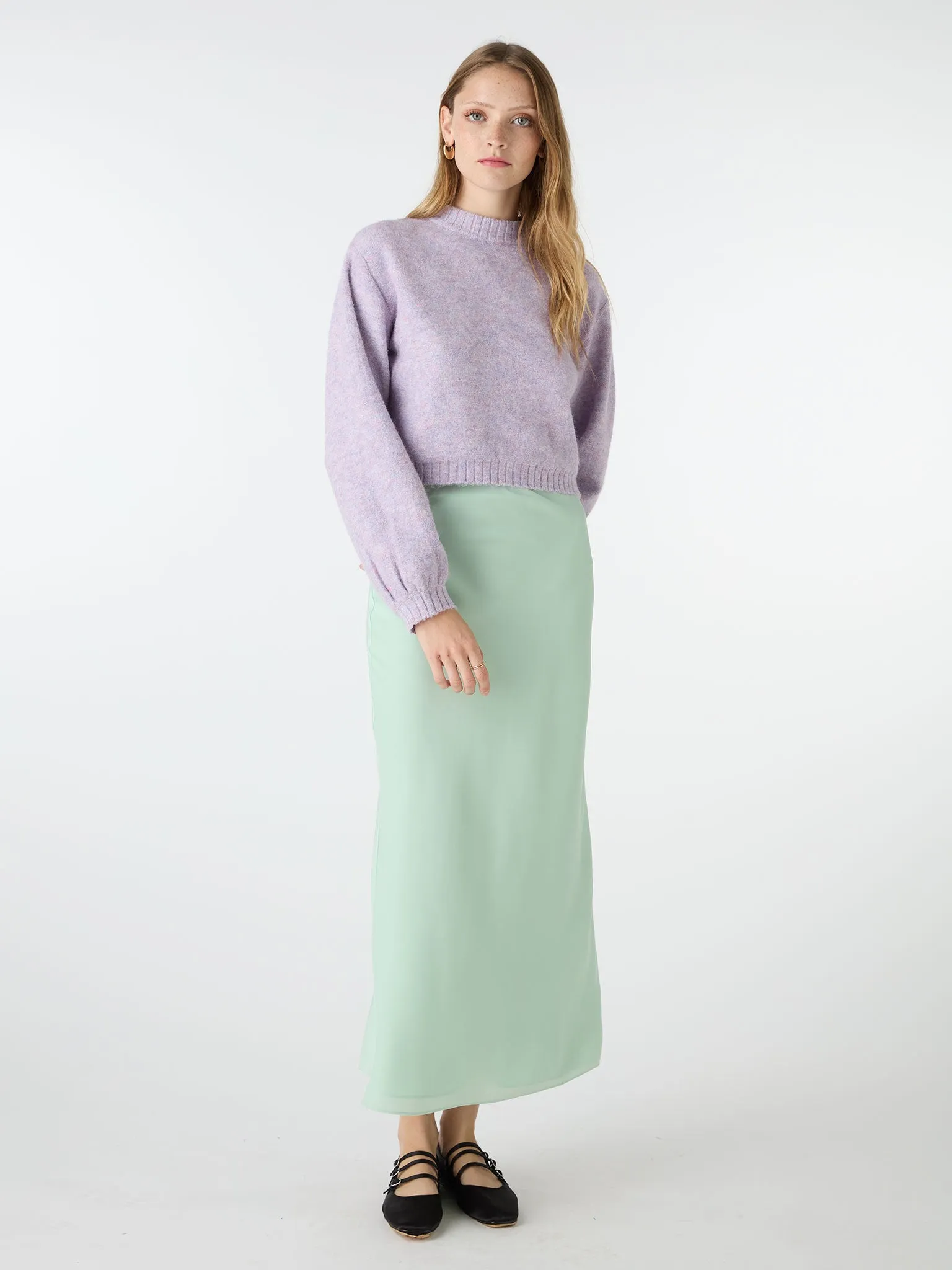 Stella Skirt in Mint Green sold by Omnes