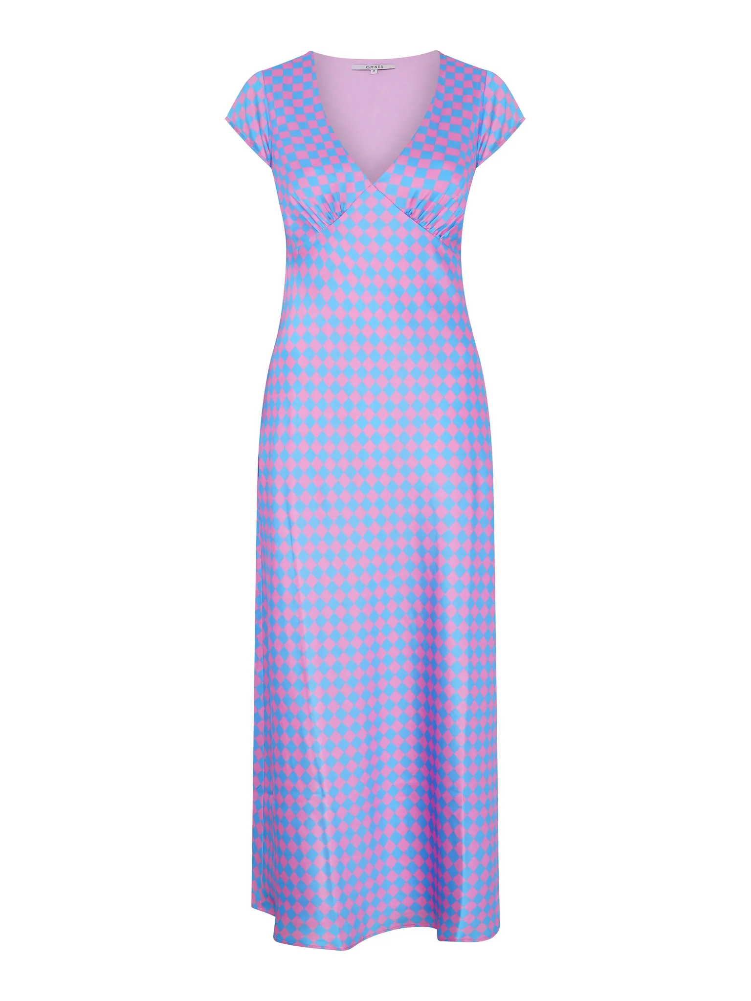 Woolf Dress in Chequerboard Print sold by Omnes product image thumbnail 5