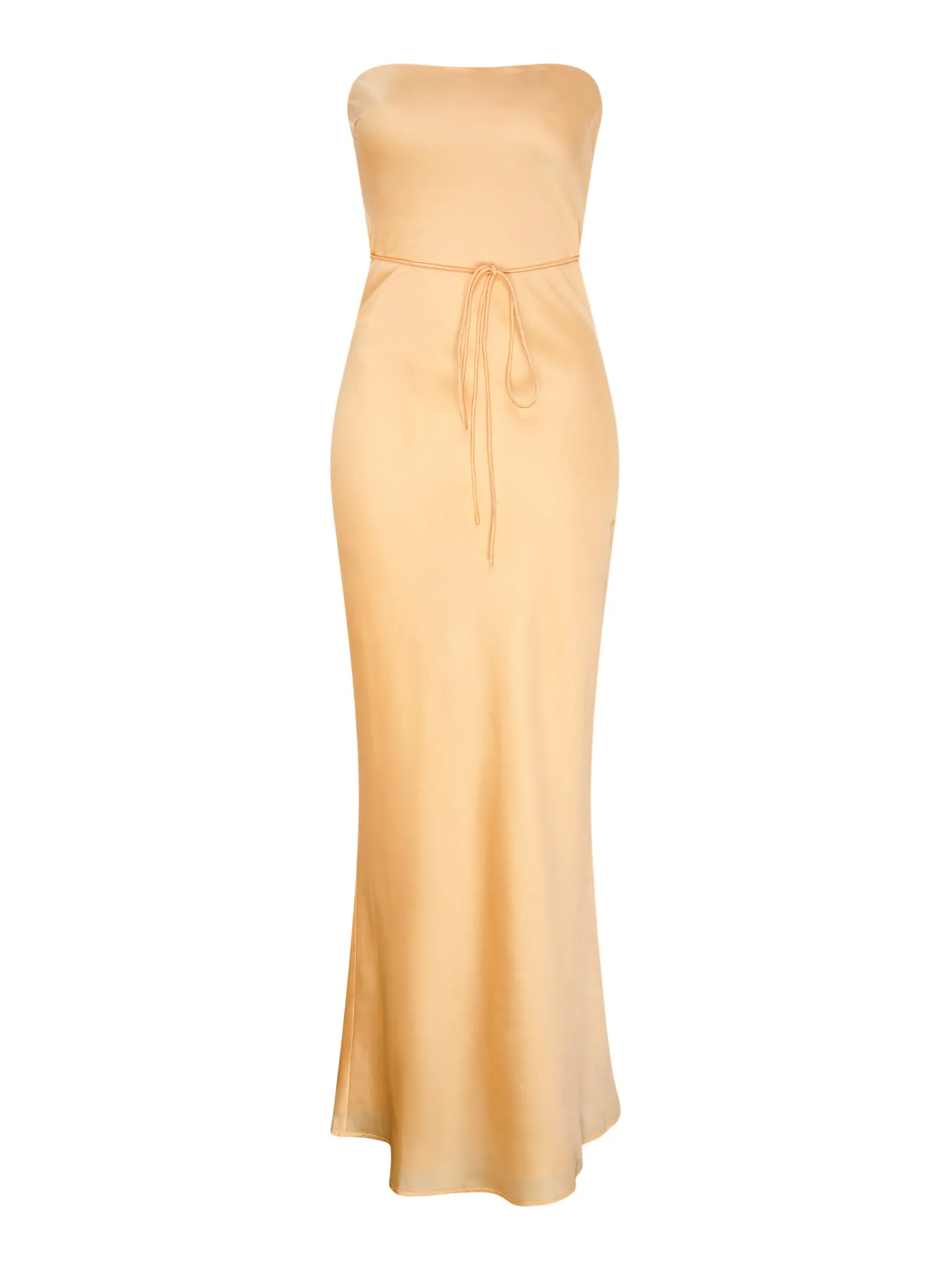 Amdra Strapless Dress in Yellow sold by Omnes product image thumbnail 5