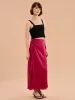 Madelyn Midi Skirt in Magenta sold by Omnes