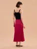 Madelyn Midi Skirt in Magenta sold by Omnes