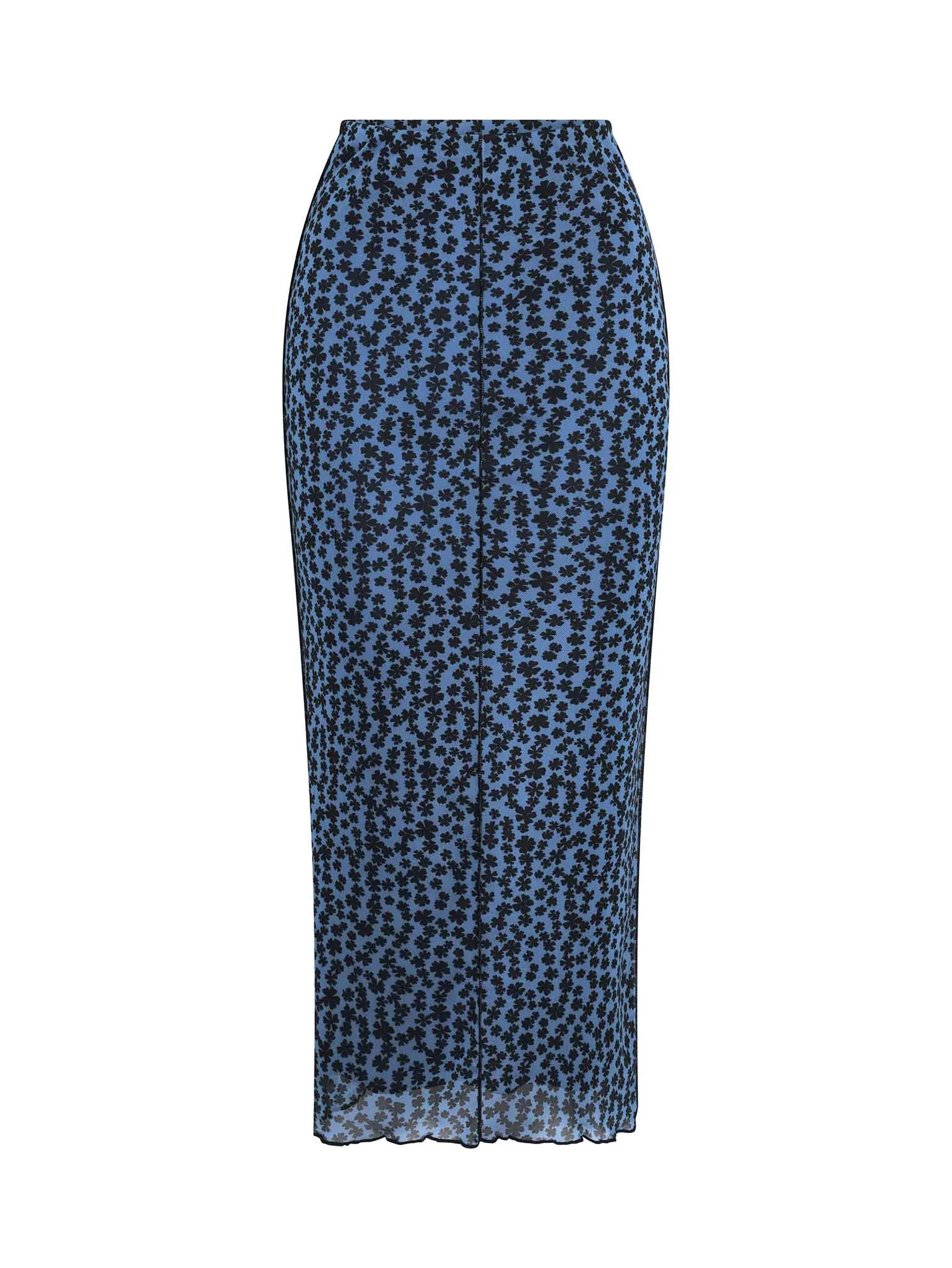 Liza Mesh Skirt in Blue sold by Omnes product image thumbnail 4