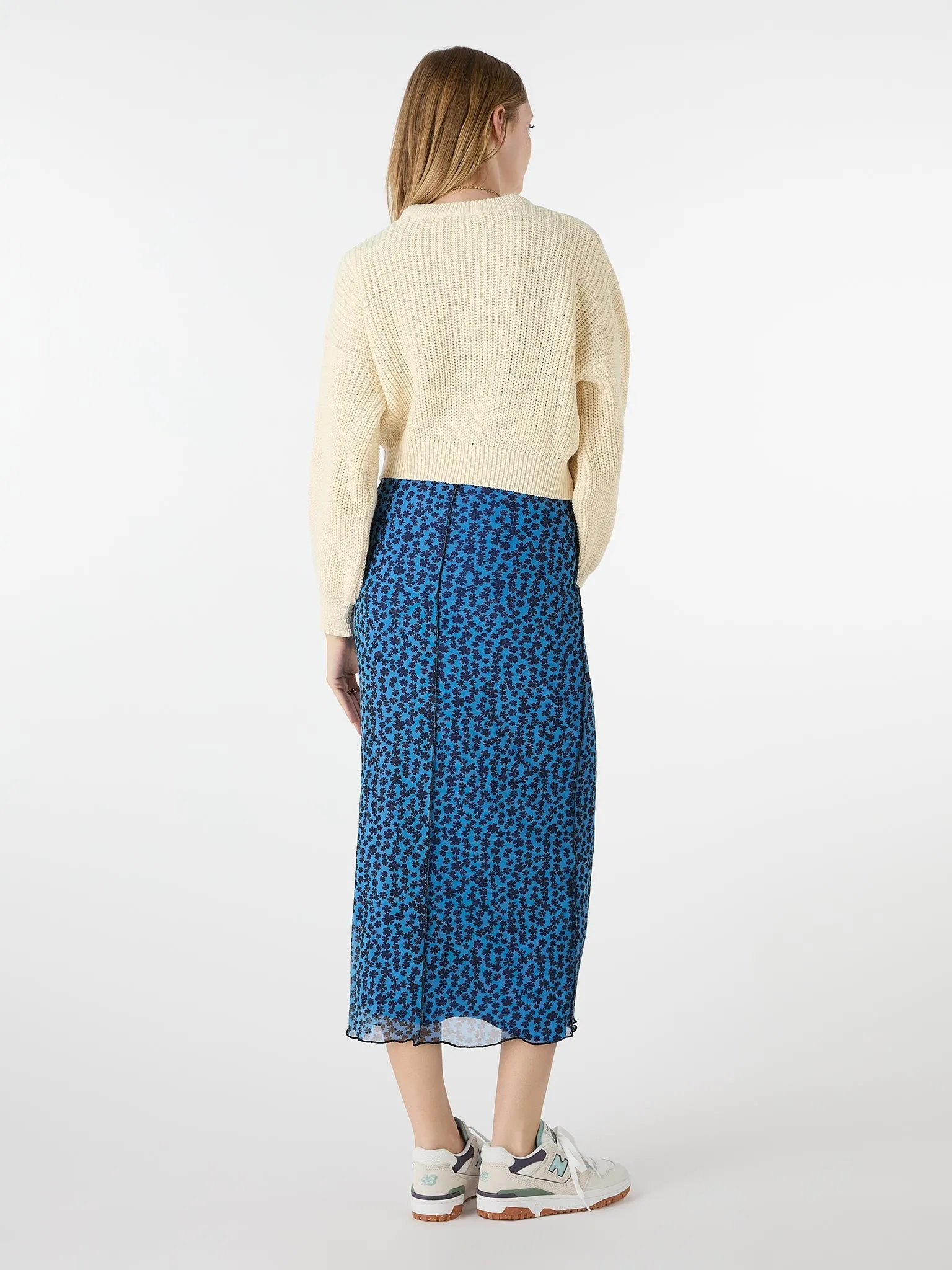 Liza Mesh Skirt in Blue sold by Omnes product image thumbnail 3
