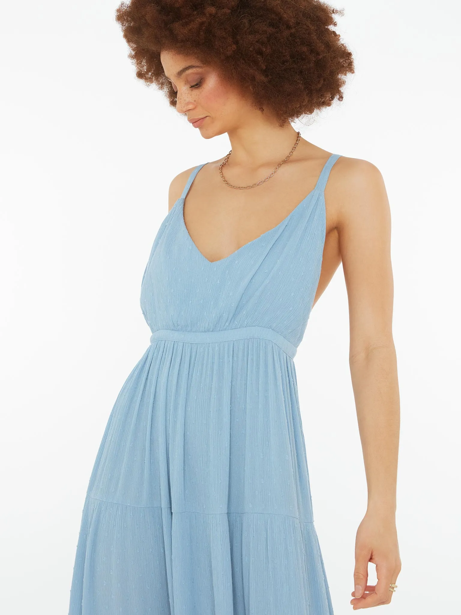 Angelica Maxi Dress in Blue sold by Omnes