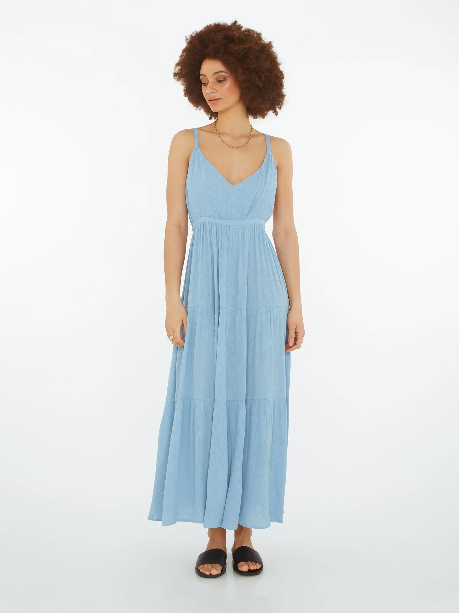 Angelica Maxi Dress in Blue sold by Omnes product image thumbnail 2