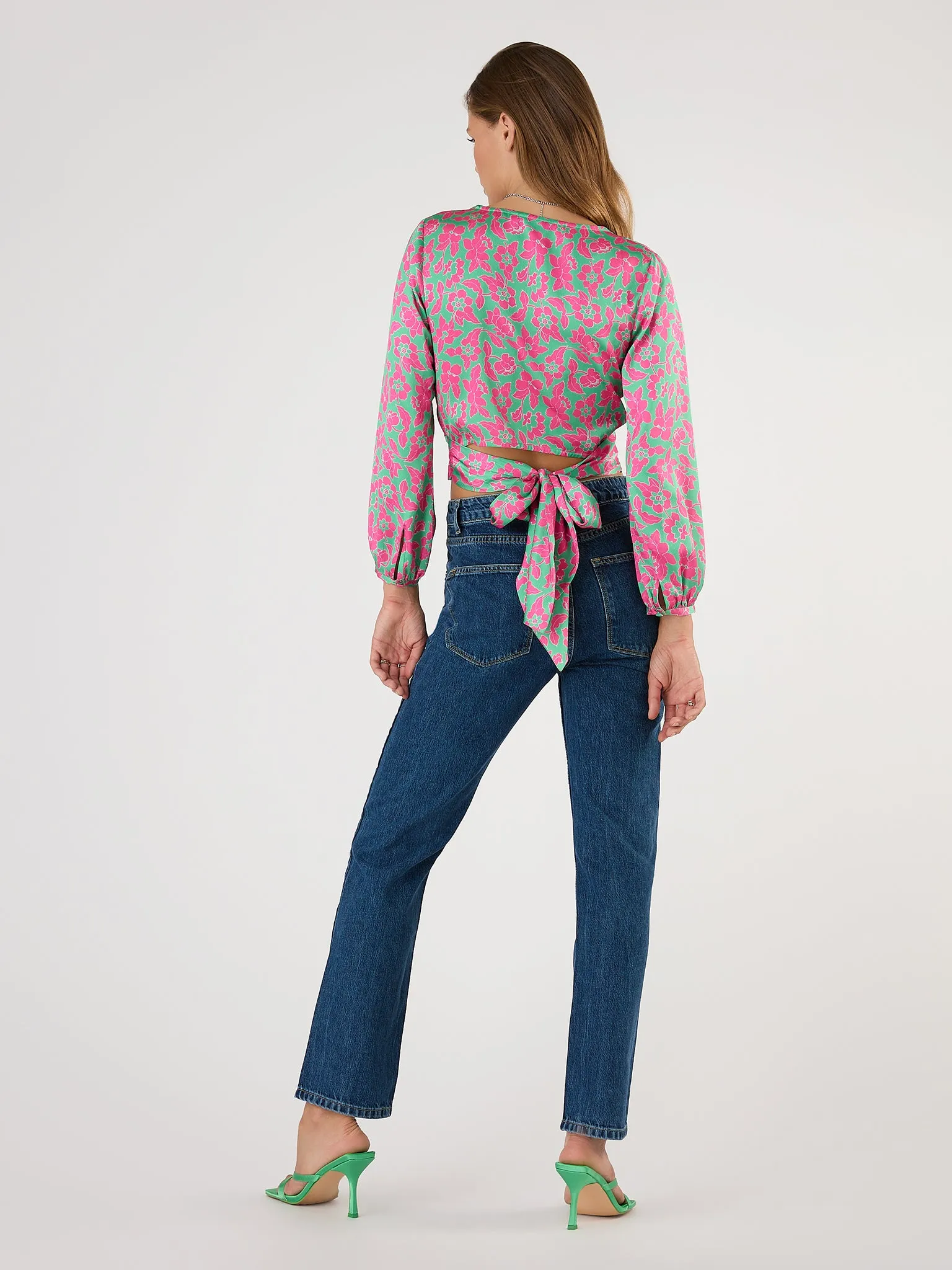 Jaliya Blouse in Pink Floral sold by Omnes product image thumbnail 2