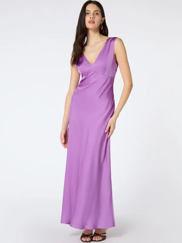 Marilyn Cut Out Dress in Lilac made by Omnes