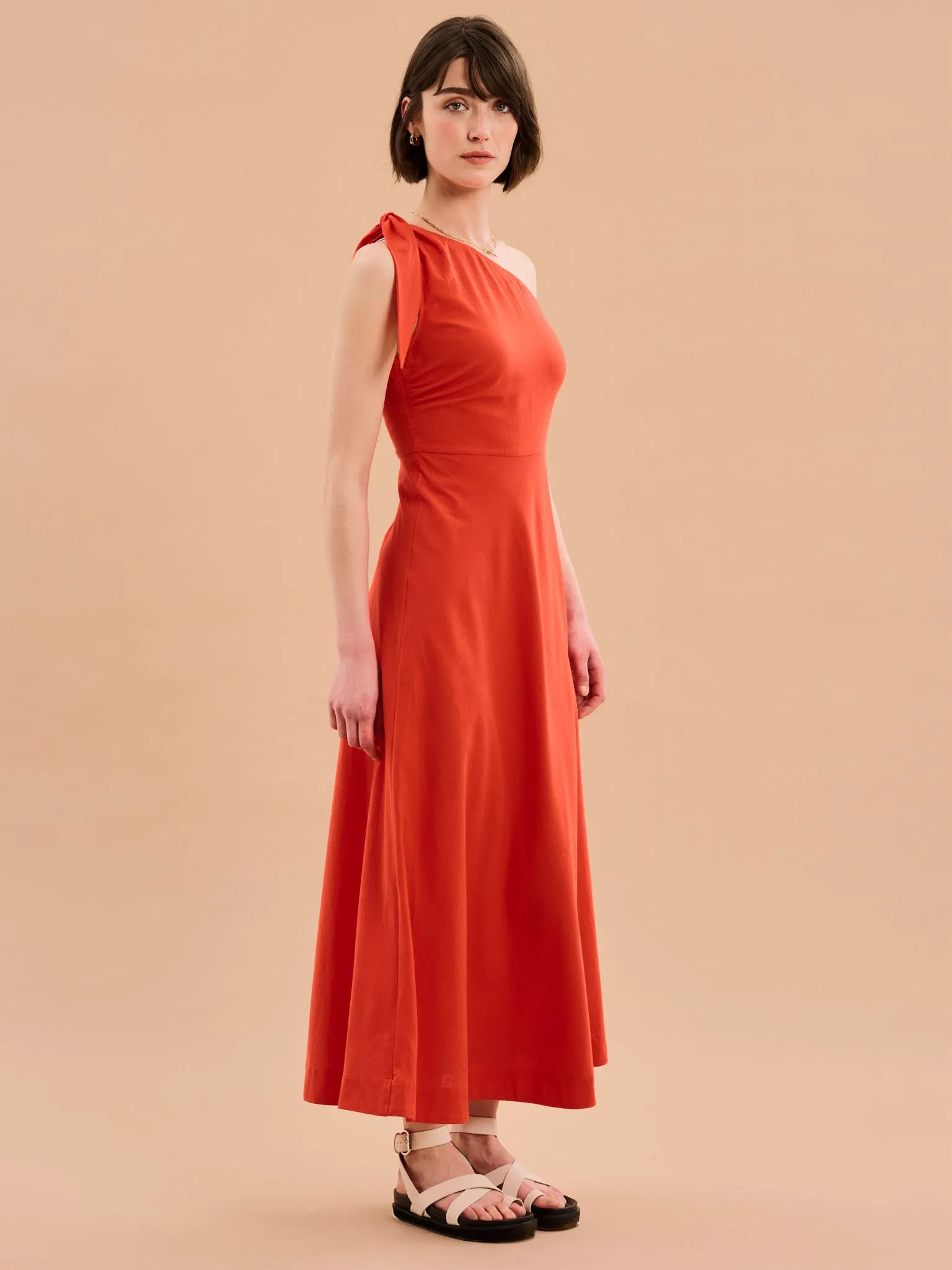 Junaya One Shoulder Maxi Dress sold by Omnes product image thumbnail 3