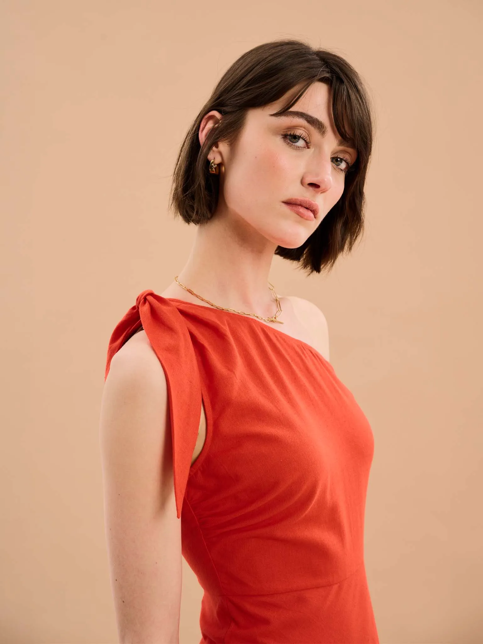 Junaya One Shoulder Maxi Dress sold by Omnes product image thumbnail 4