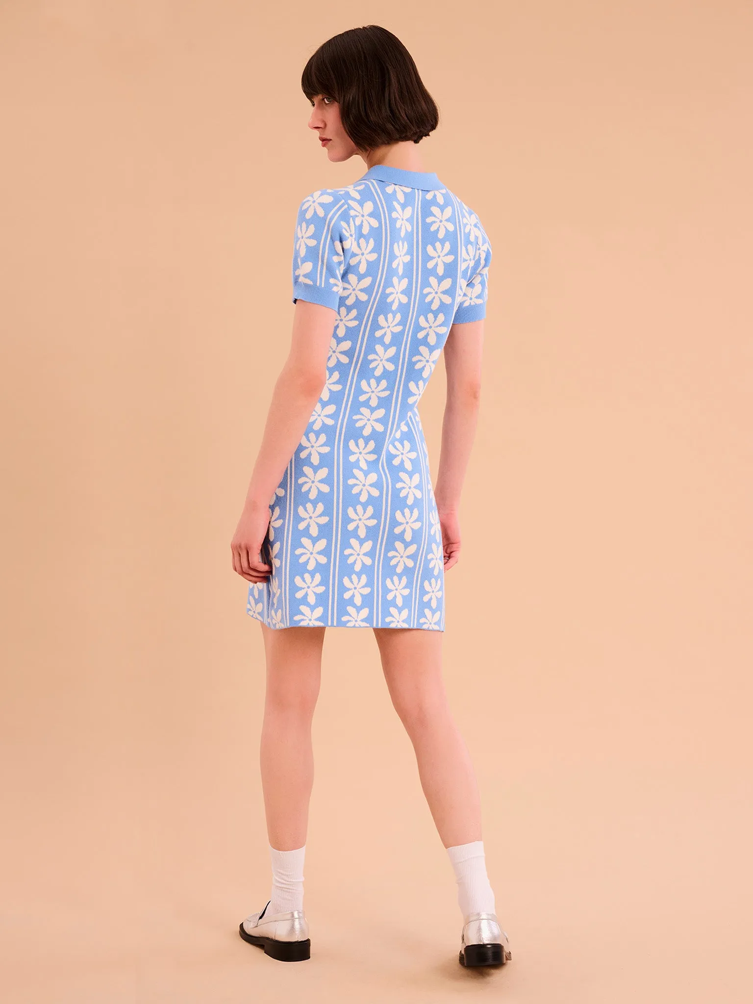 Fable Floral Knit Dress sold by Omnes product image thumbnail 2