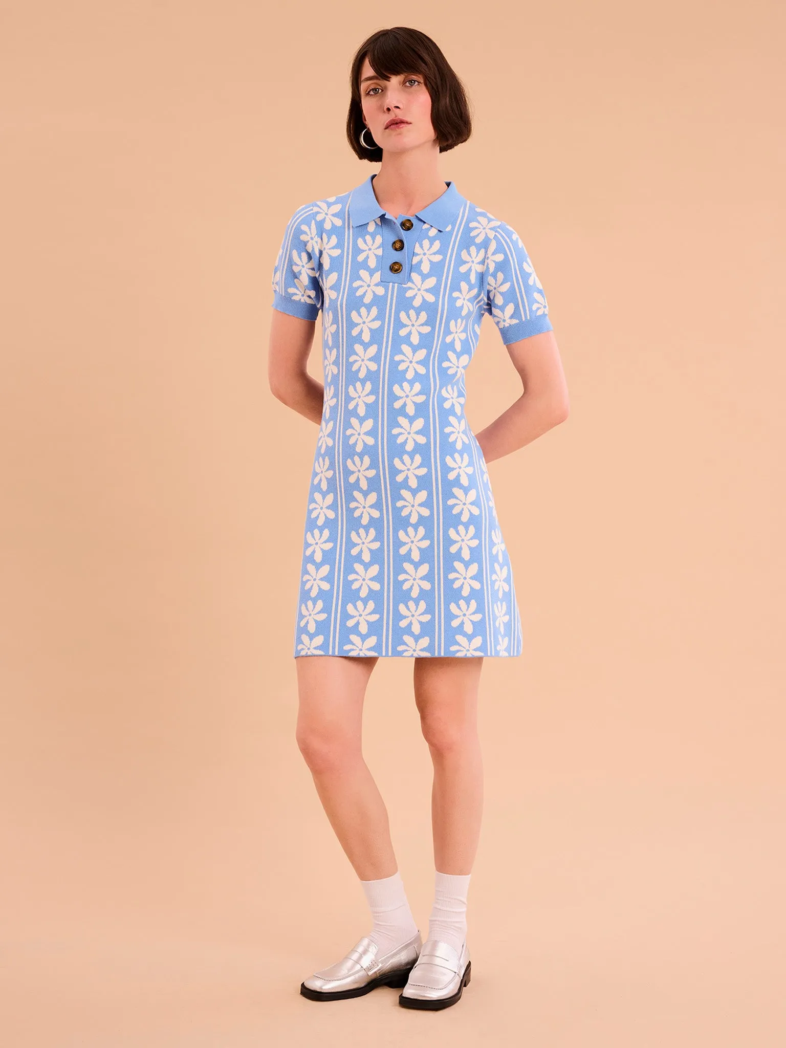 Fable Floral Knit Dress sold by Omnes