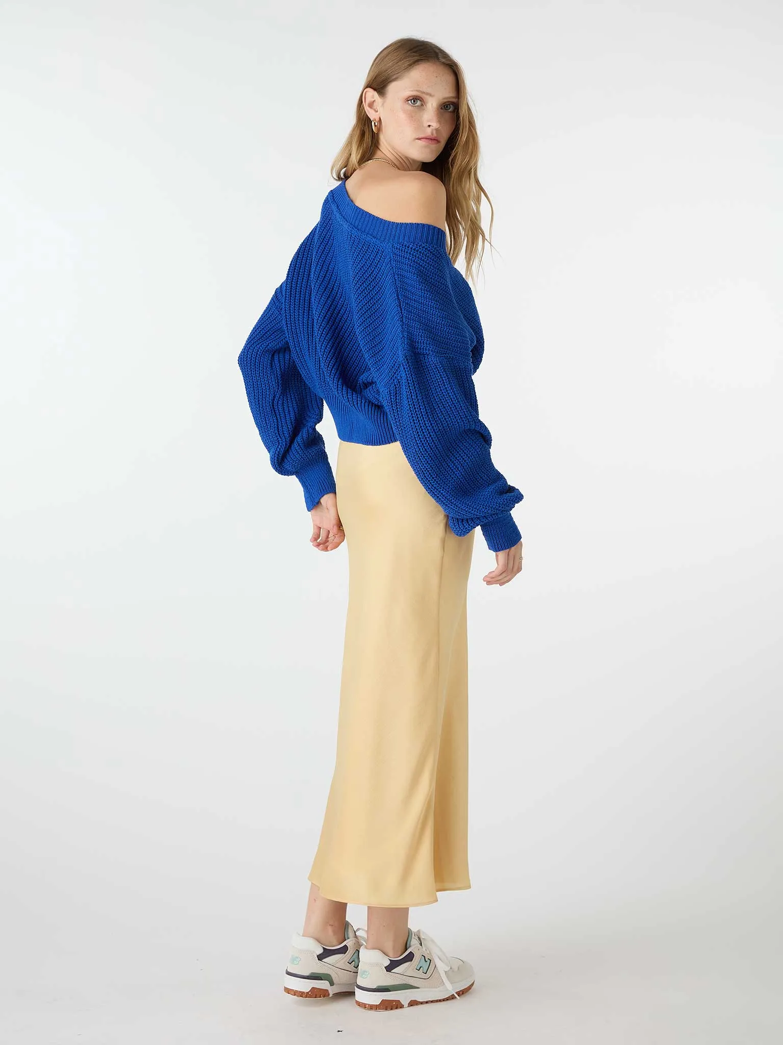 Hopper Oversized Cardigan in Cobalt Blue sold by Omnes product image thumbnail 4
