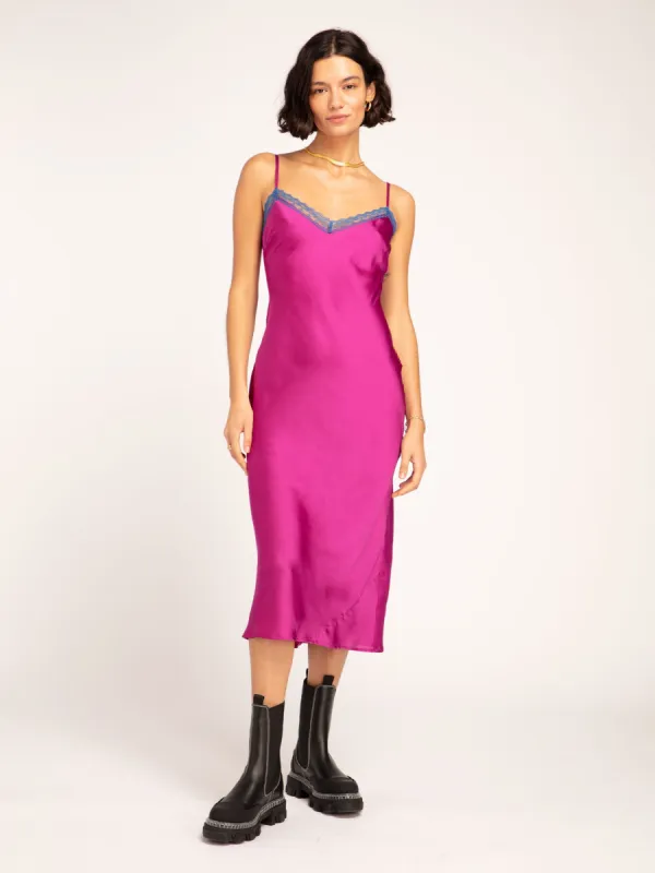 Rosanna Lace Slip Dress in Purple sold by Omnes
