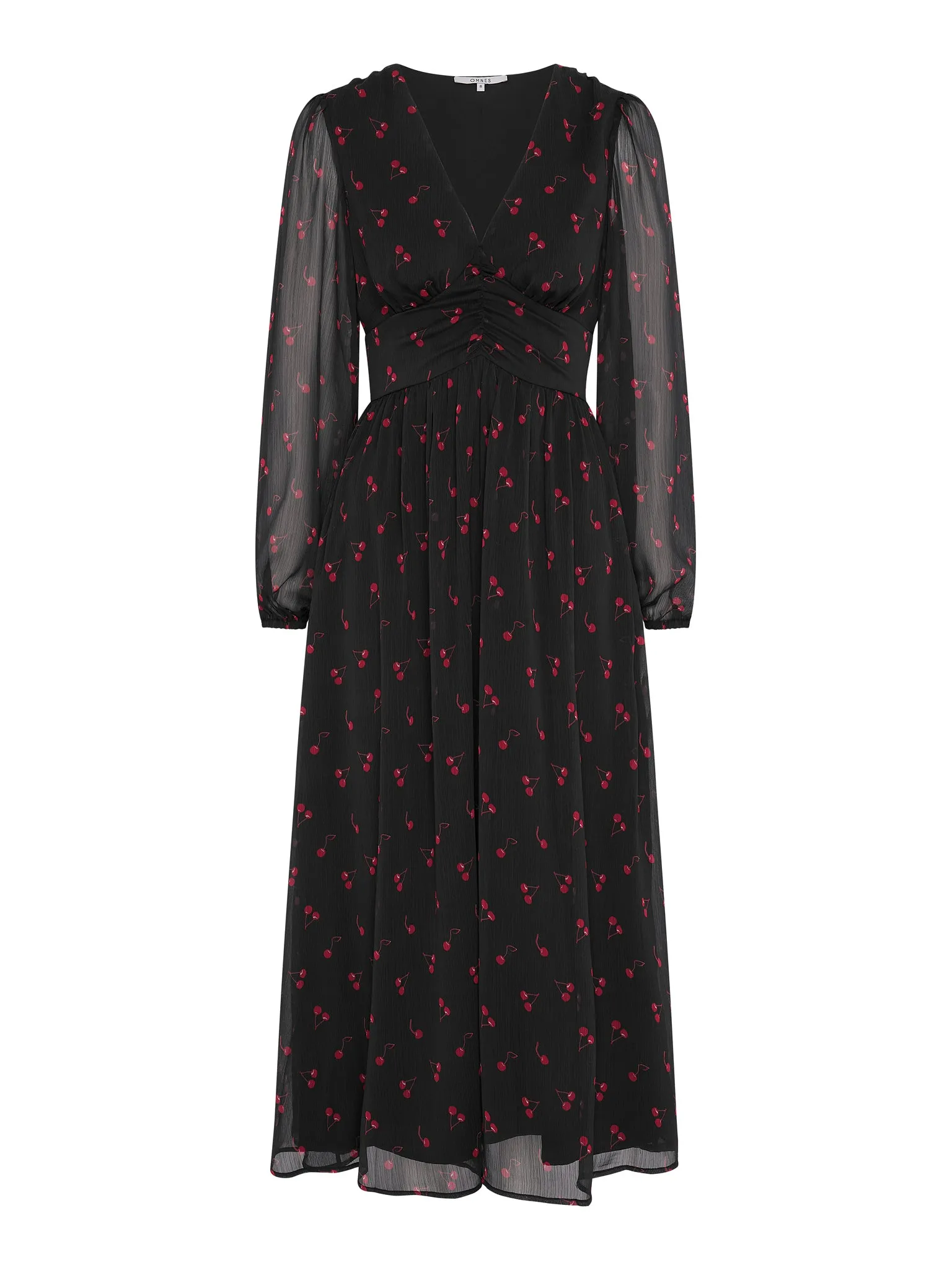 Gabriella Dress in Cherry Print sold by Omnes product image thumbnail 5