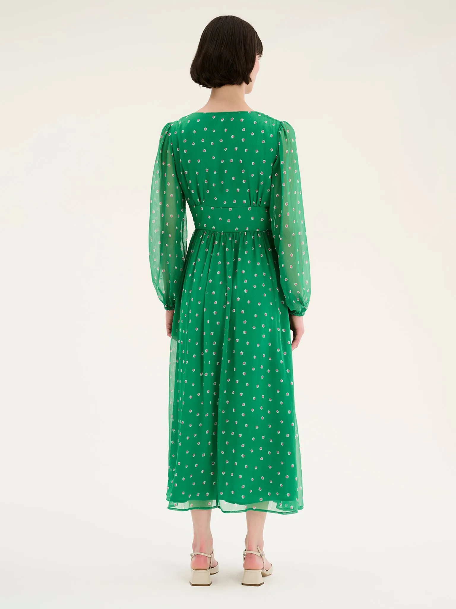 Gabriella Dress in Mini Shape Print sold by Omnes product image thumbnail 3