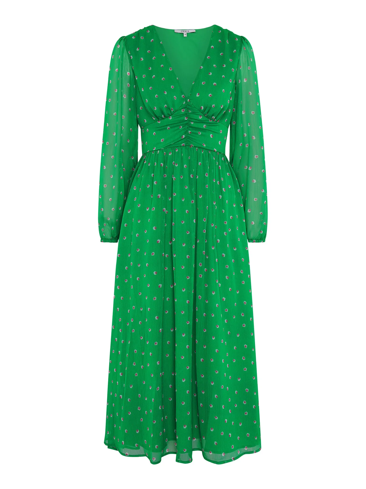 Gabriella Dress in Mini Shape Print sold by Omnes product image thumbnail 5