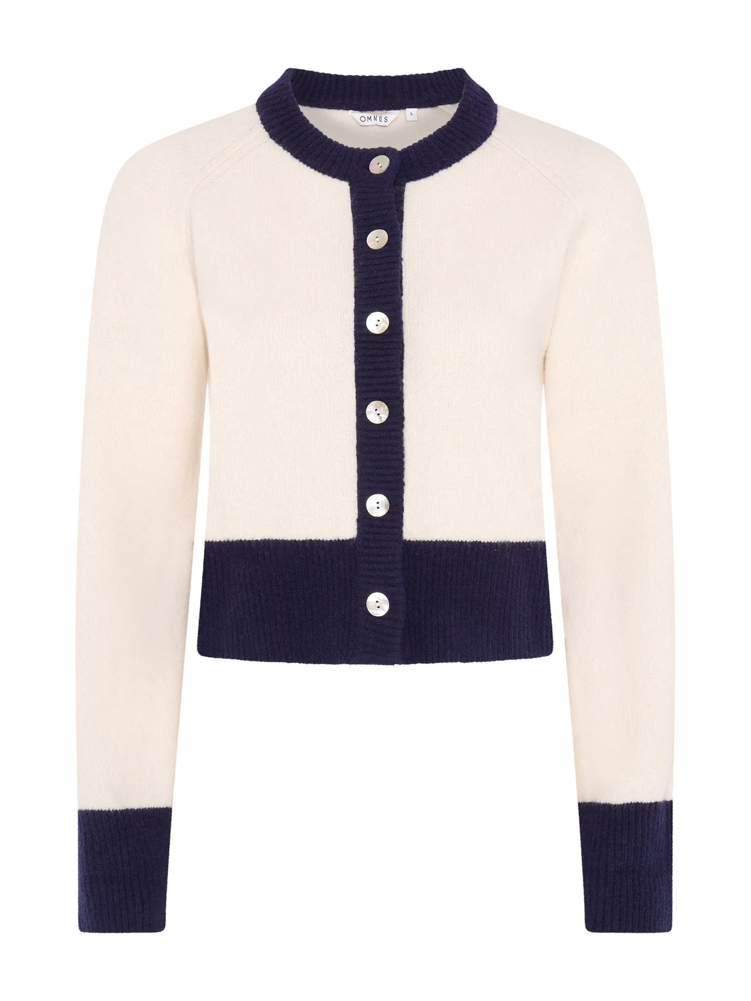 August Fluffy Cardigan in Cream sold by Omnes product image thumbnail 5