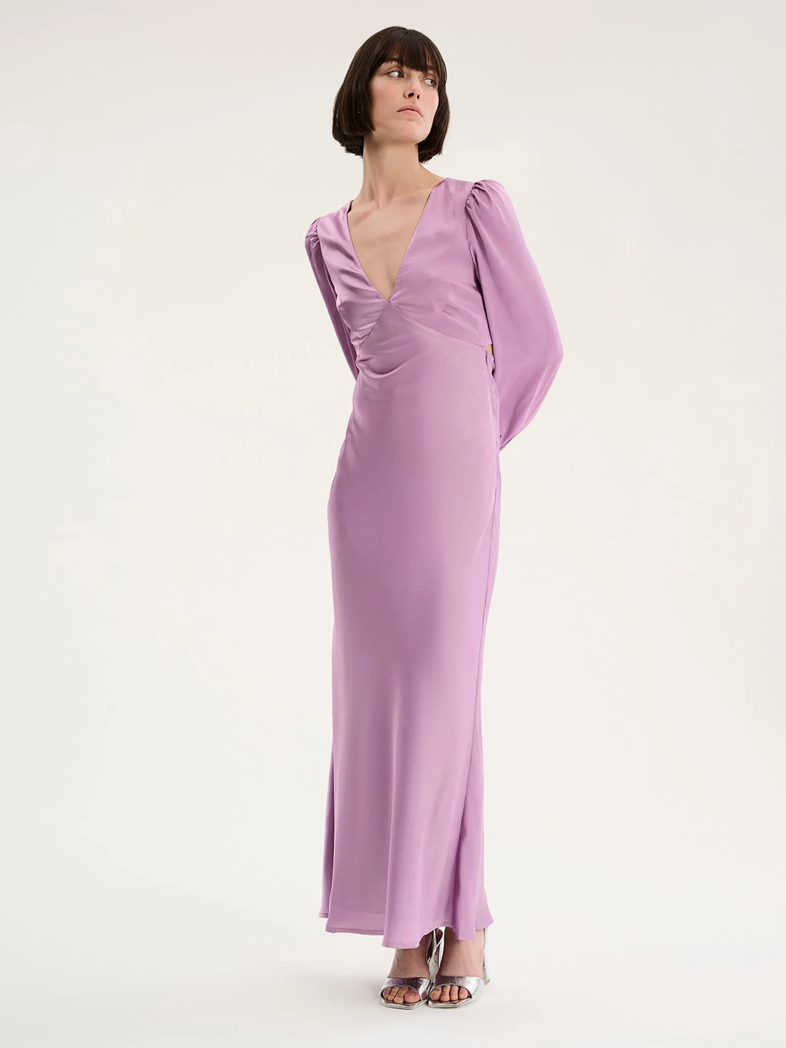 Francoise Dress in Lavender sold by Omnes product image thumbnail 2