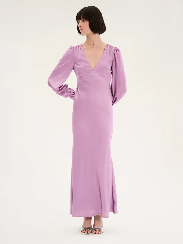 Francoise Dress in Lavender sold by Omnes