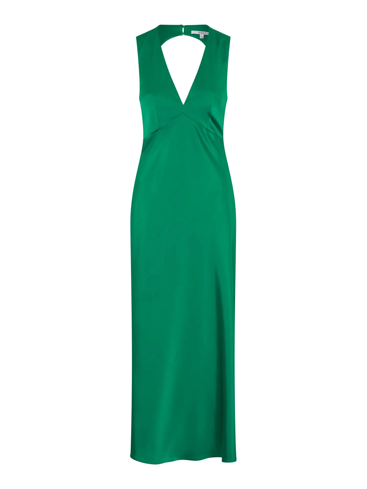 Nova Tie Back Dress in Emerald Green sold by Omnes product image thumbnail 4