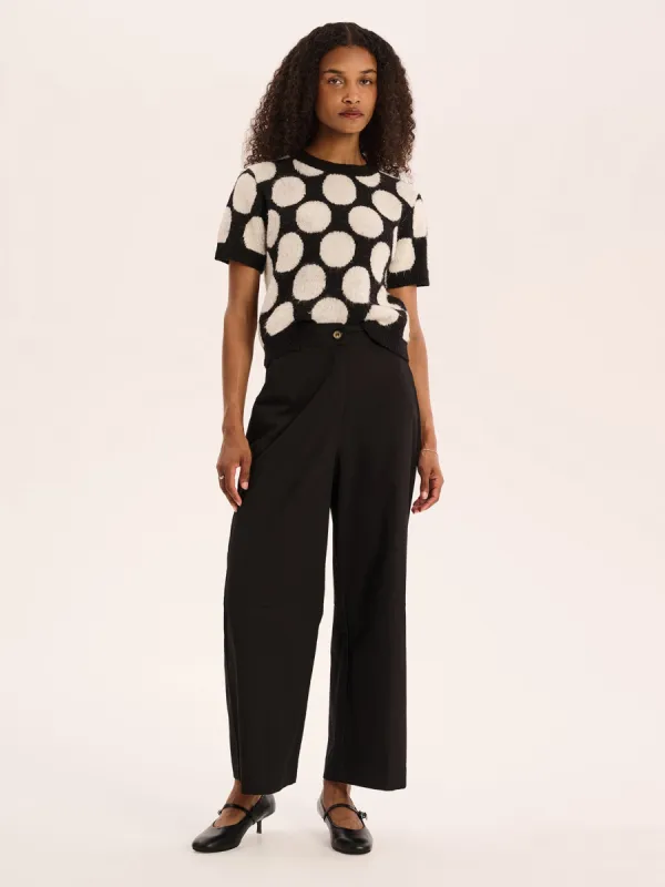 Tasmin Trouser in Black sold by Omnes