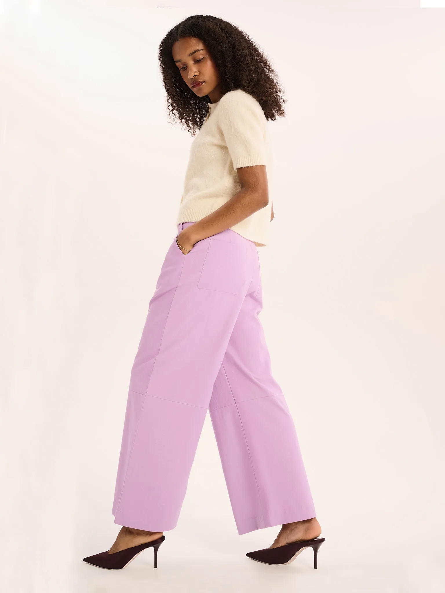 Tasmin Trouser in Lavender sold by Omnes product image thumbnail 4
