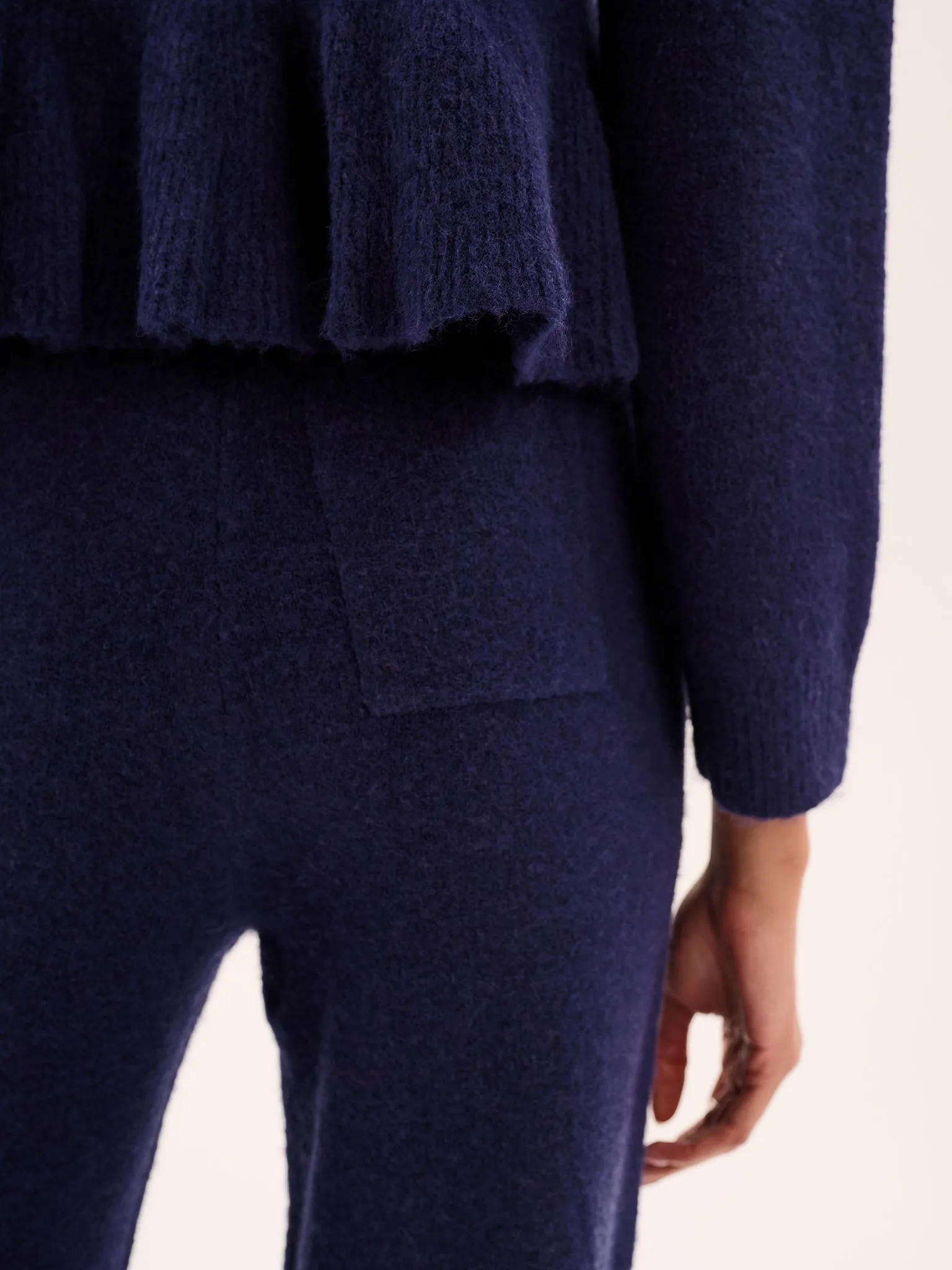 Kenny Knit Trouser in Navy sold by Omnes product image thumbnail 5