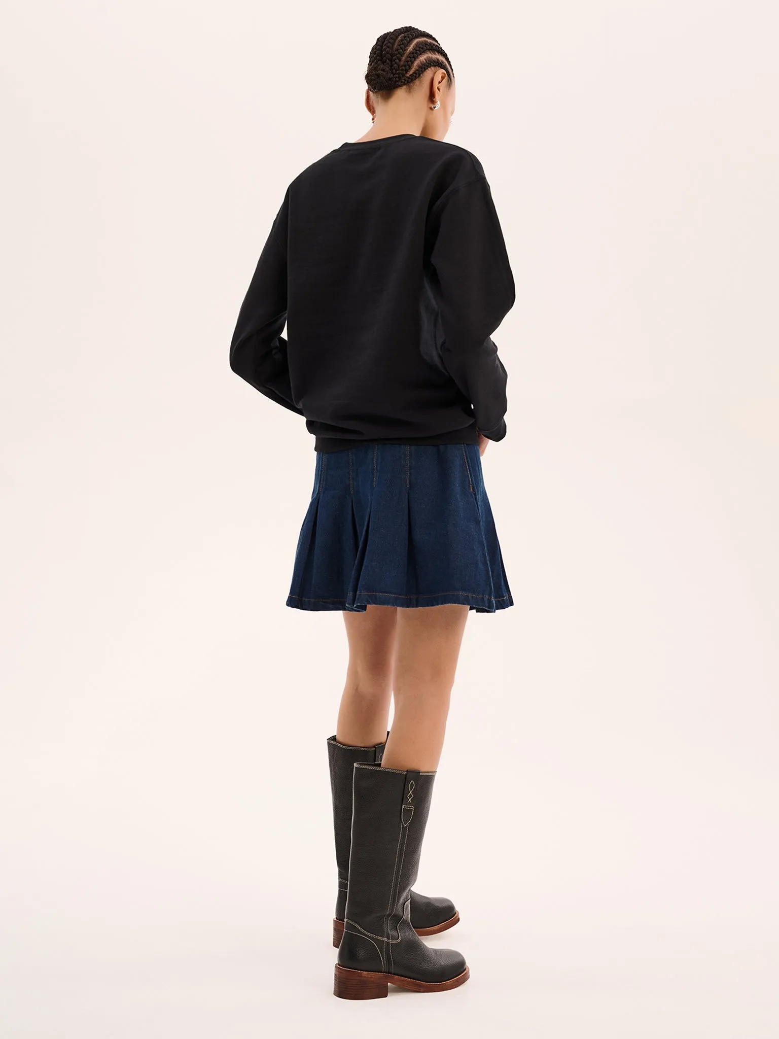 Billie Sweatshirt in Black sold by Omnes product image thumbnail 2