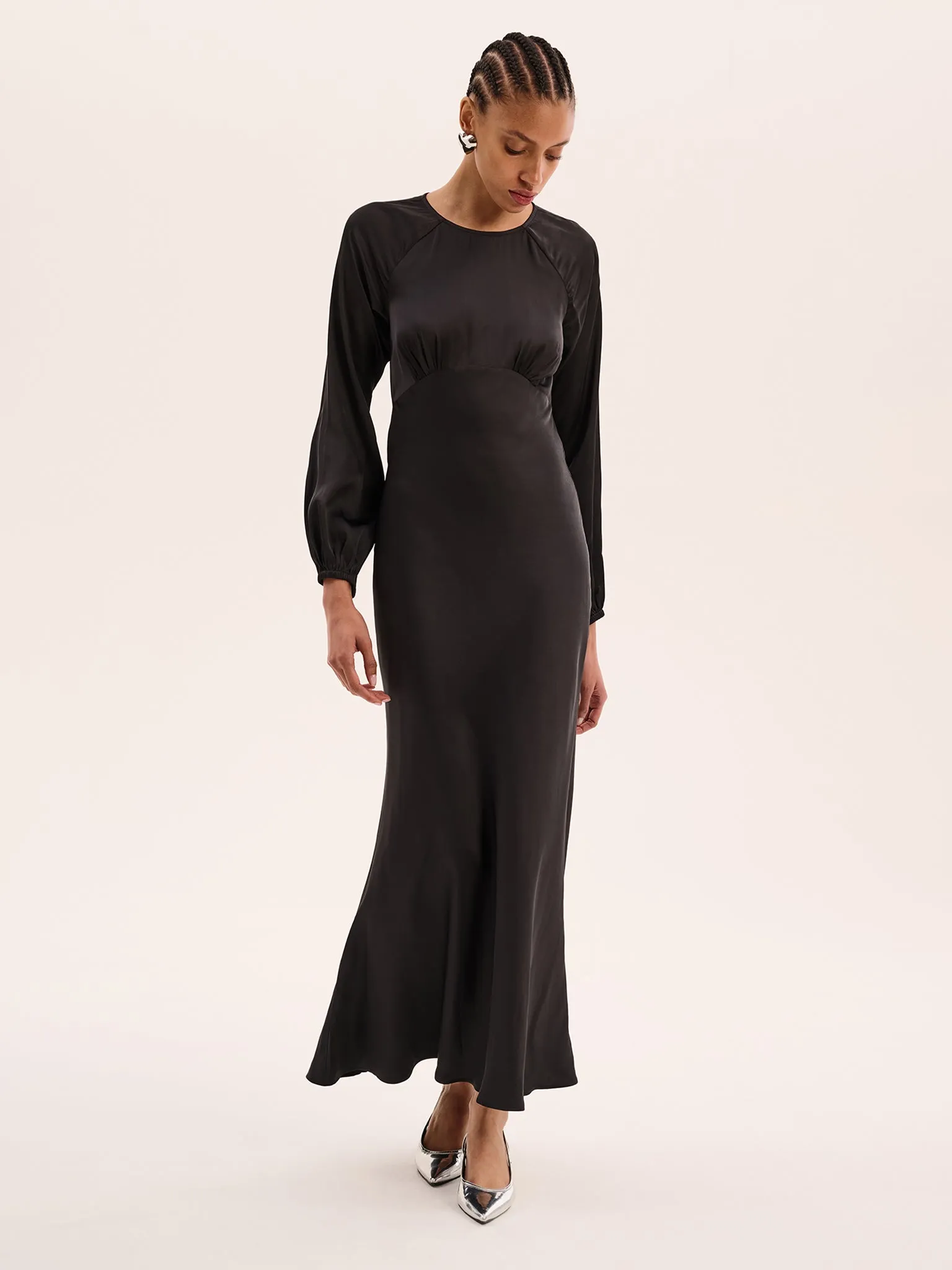 Joelle Dress in Black sold by Omnes product image thumbnail 2
