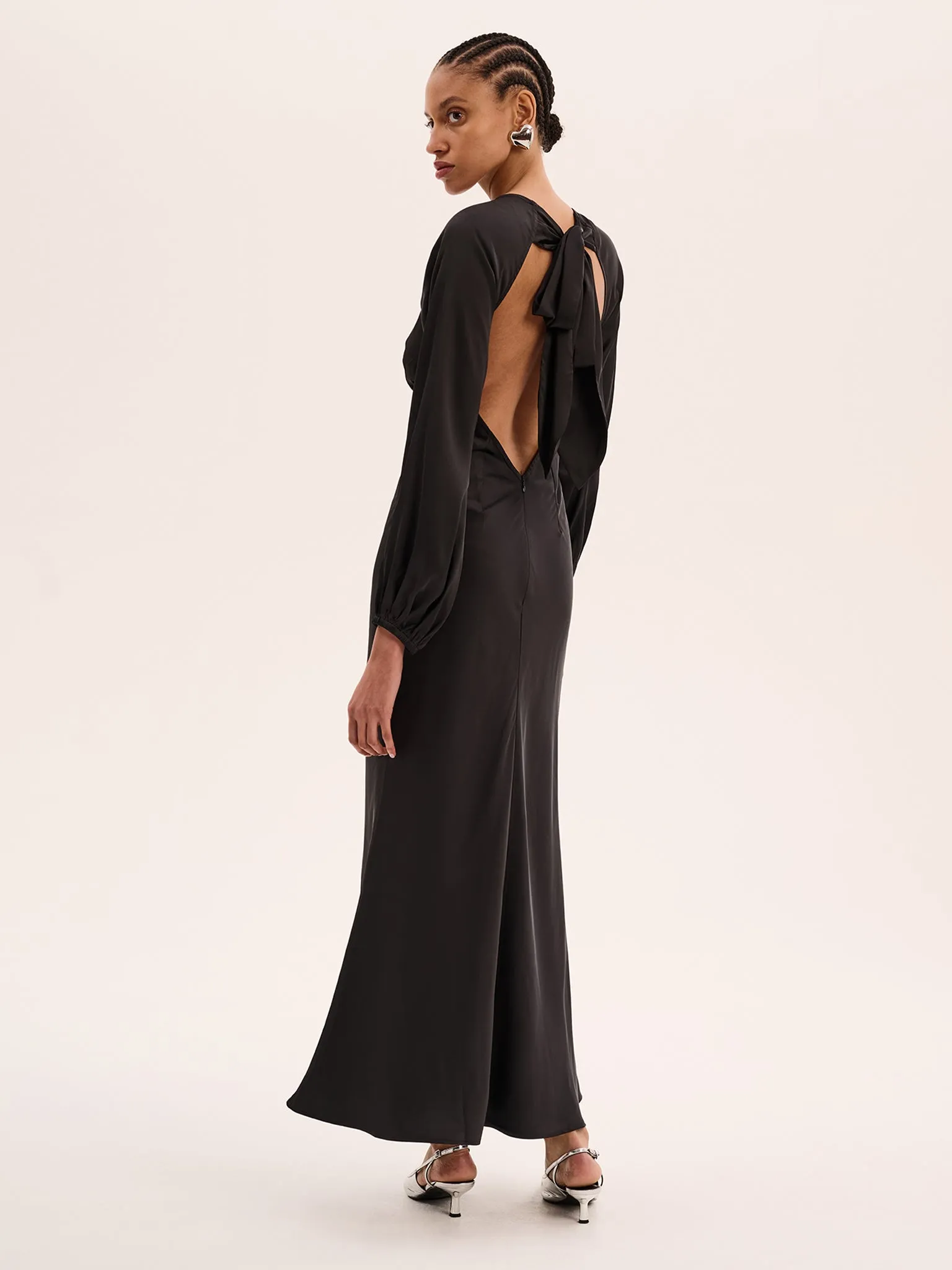 Joelle Dress in Black sold by Omnes