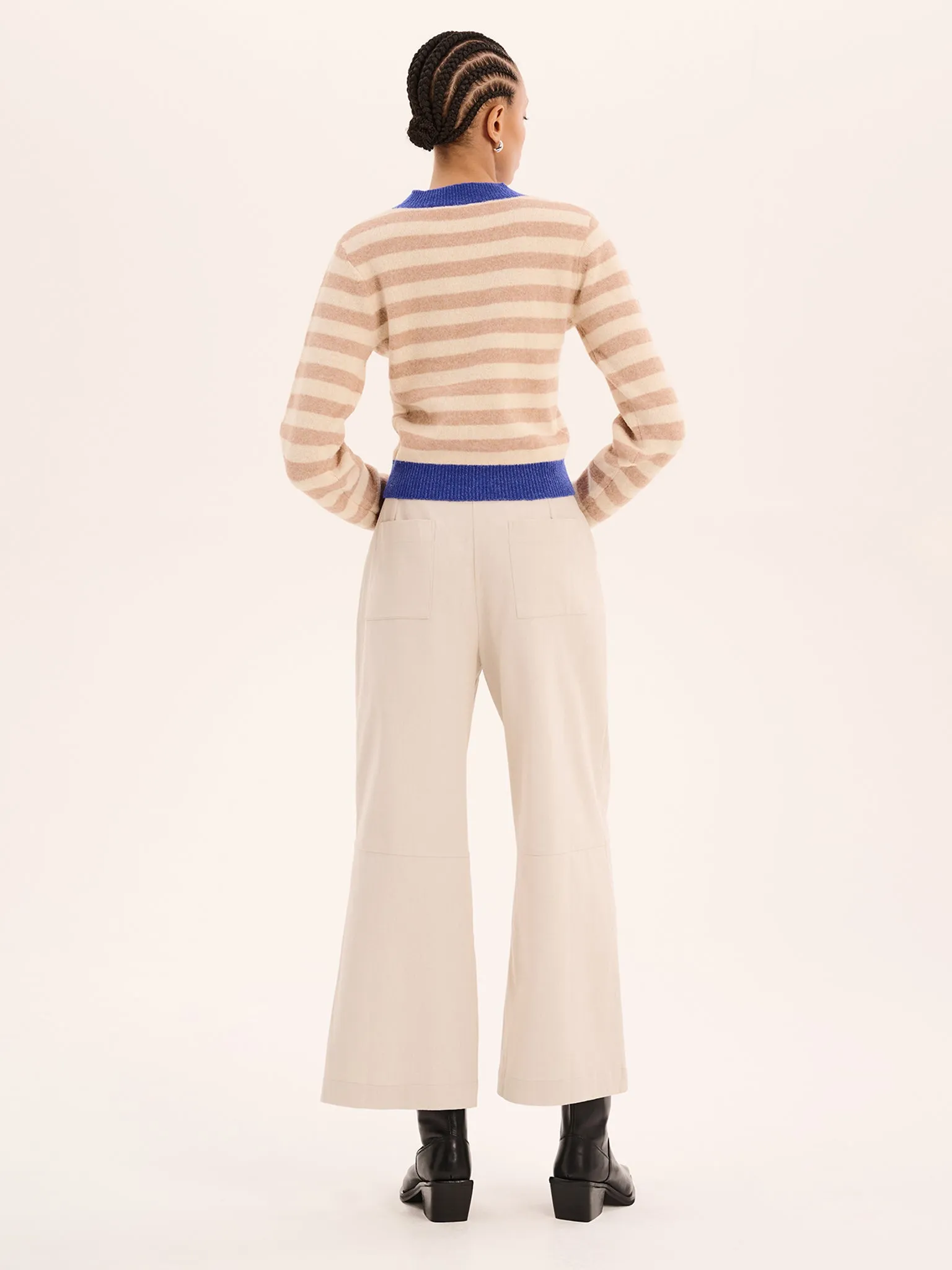 Tasmin Trouser in Ecru sold by Omnes product image thumbnail 2