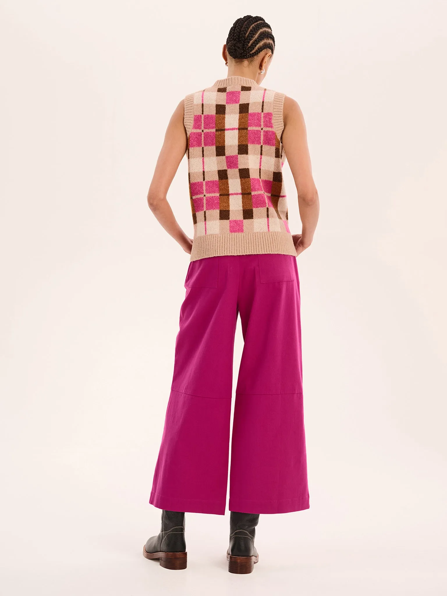 Tasmin Trouser in Magenta sold by Omnes product image thumbnail 3