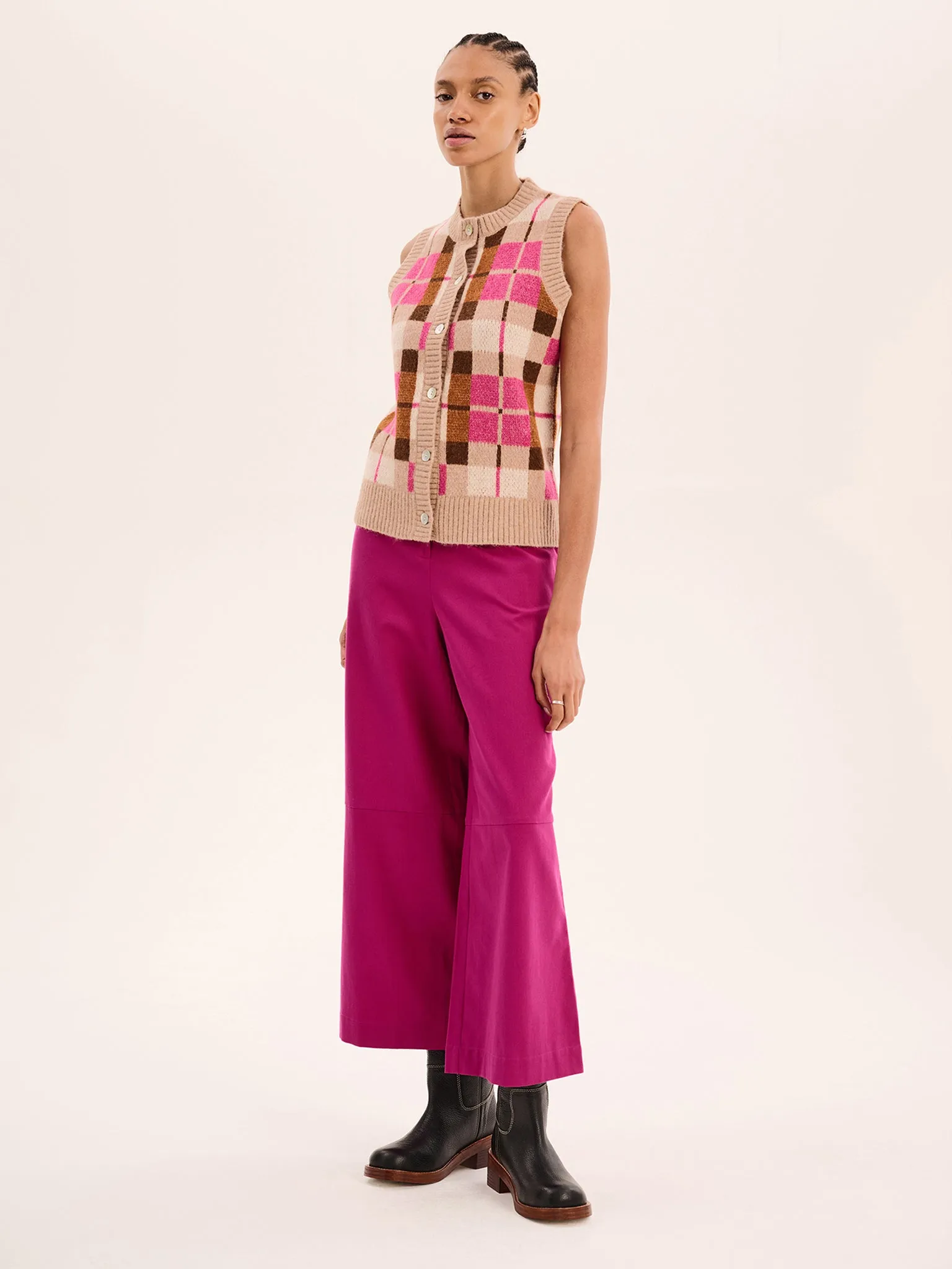 Tasmin Trouser in Magenta sold by Omnes product image thumbnail 2