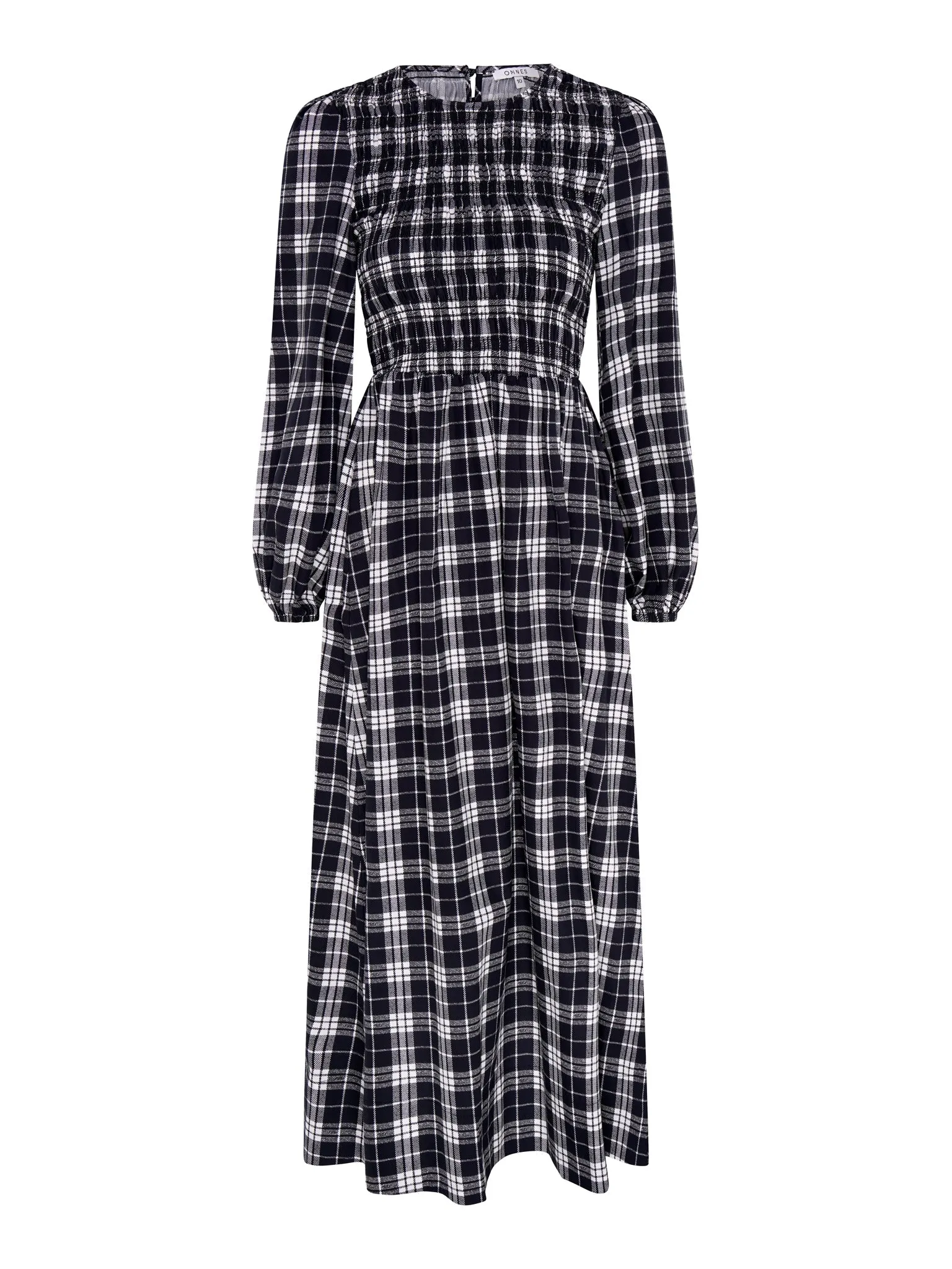 Saint Dress in Mono Check sold by Omnes product image thumbnail 5