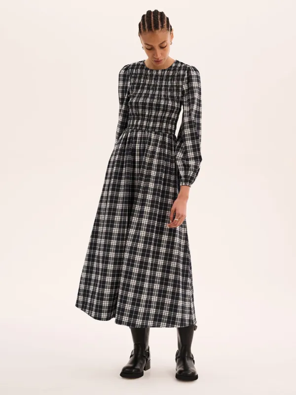 Saint Dress in Mono Check sold by Omnes